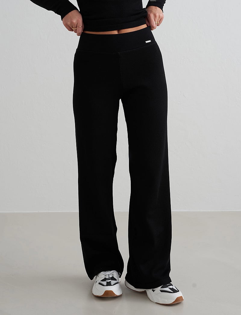 aim´n Ribbed Wool Petite Wide Pants (AIM24100566) Casual