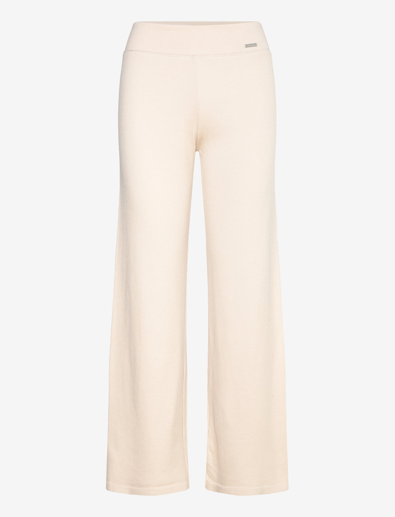 aim´n - Ribbed Wool Petite Wide Pants - cafÉ au lait - 1