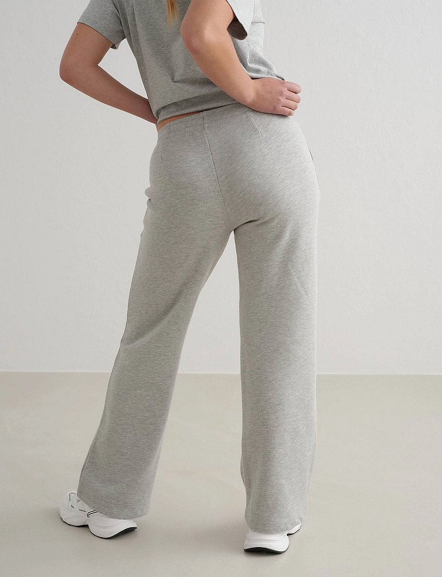 aim´n - Wide Sweatpants - pantalon training - grey melange - 5