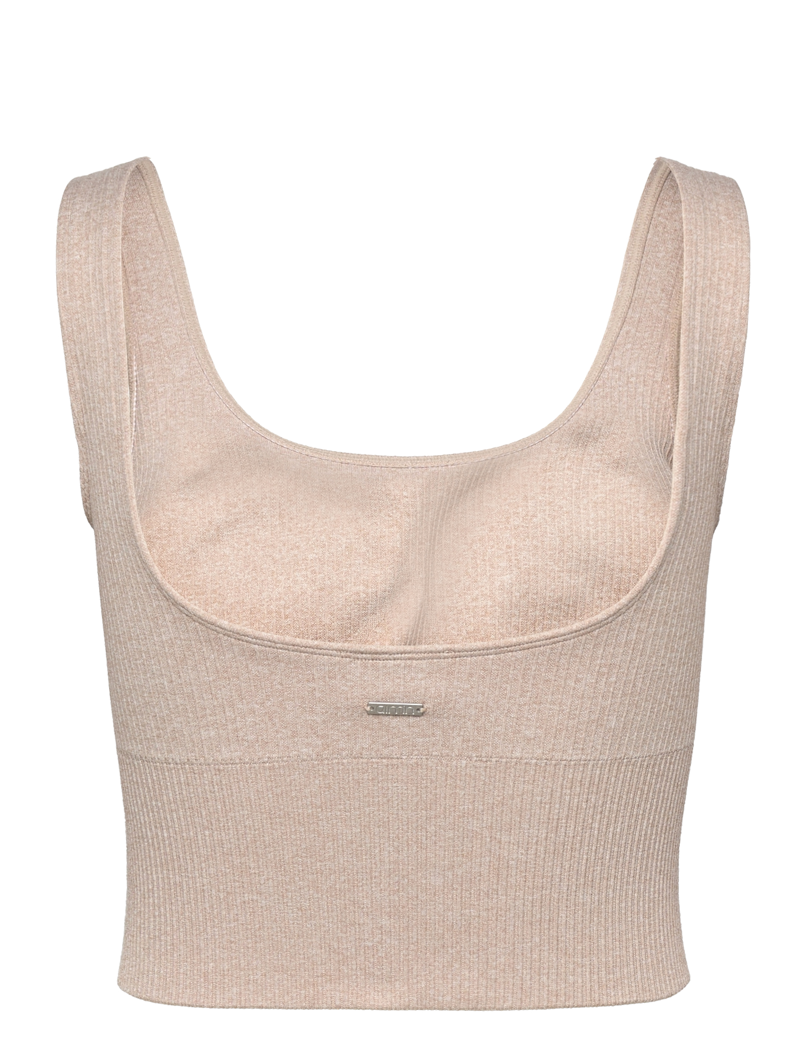 aim´n - Ribbed Seamless Shaping Bralette - sportinės liemenėlės - beige - 2