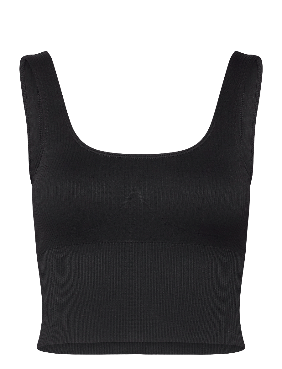 aim´n - Ribbed Seamless Shaping Bralette - sport bh:ar - black - 1