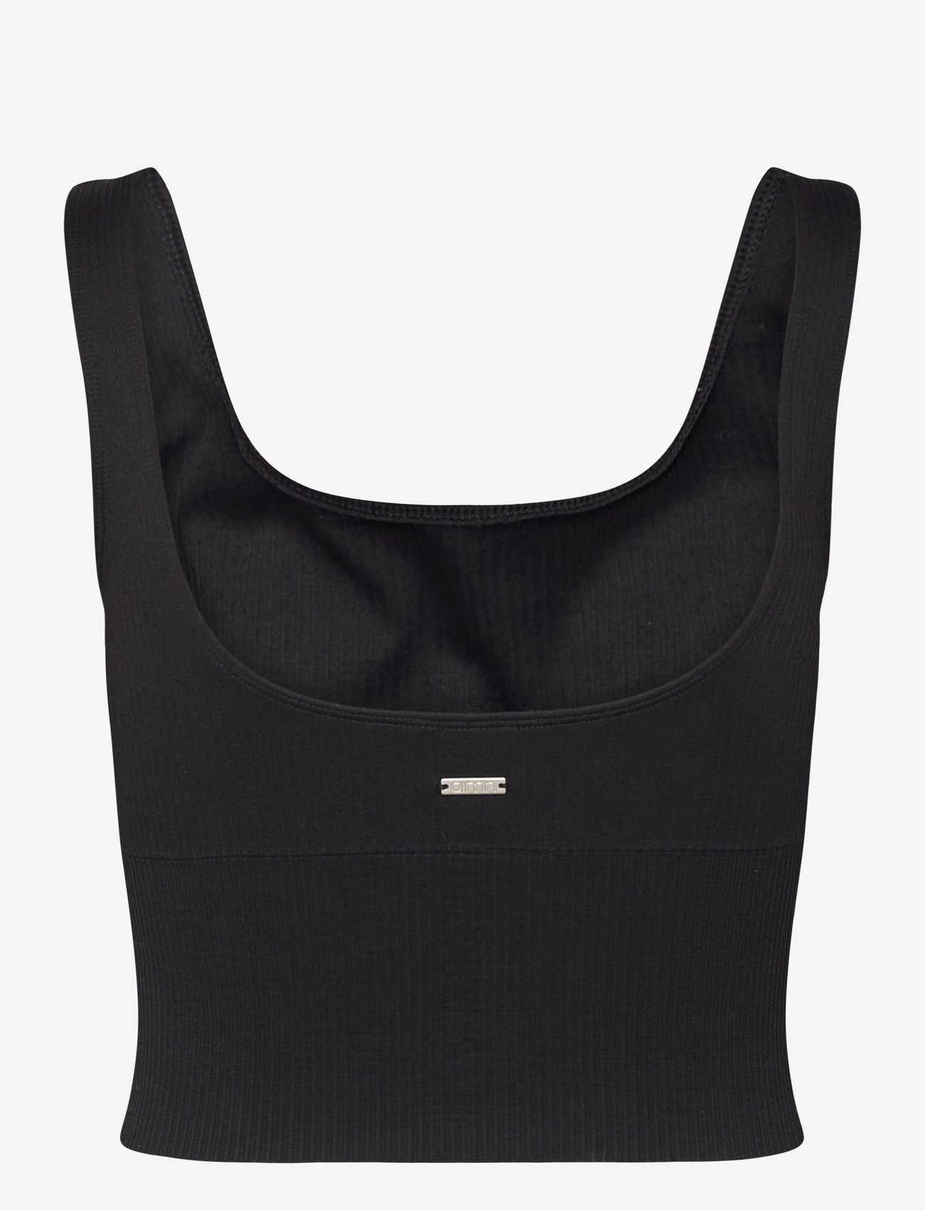 aim´n - Ribbed Seamless Shaping Bralette - nabapluusid - black - 2