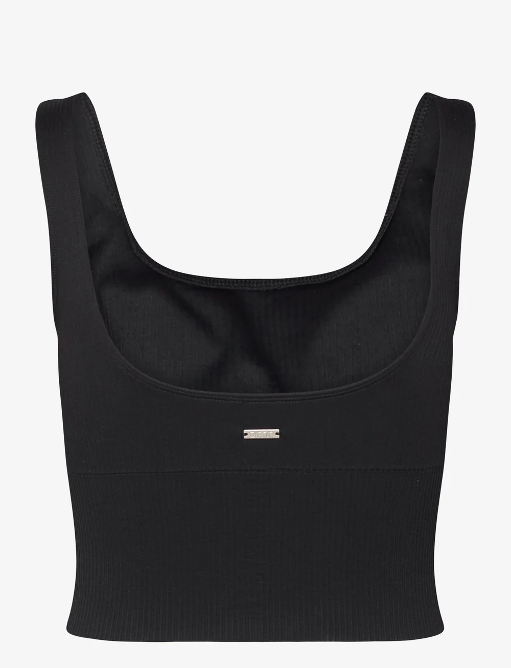 aim´n - Ribbed Seamless Shaping Bralette - crop tops - black - 2