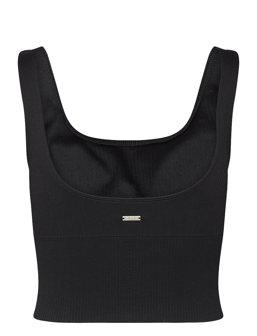 aim´n - Ribbed Seamless Shaping Bralette - sport bh:ar - black - 2