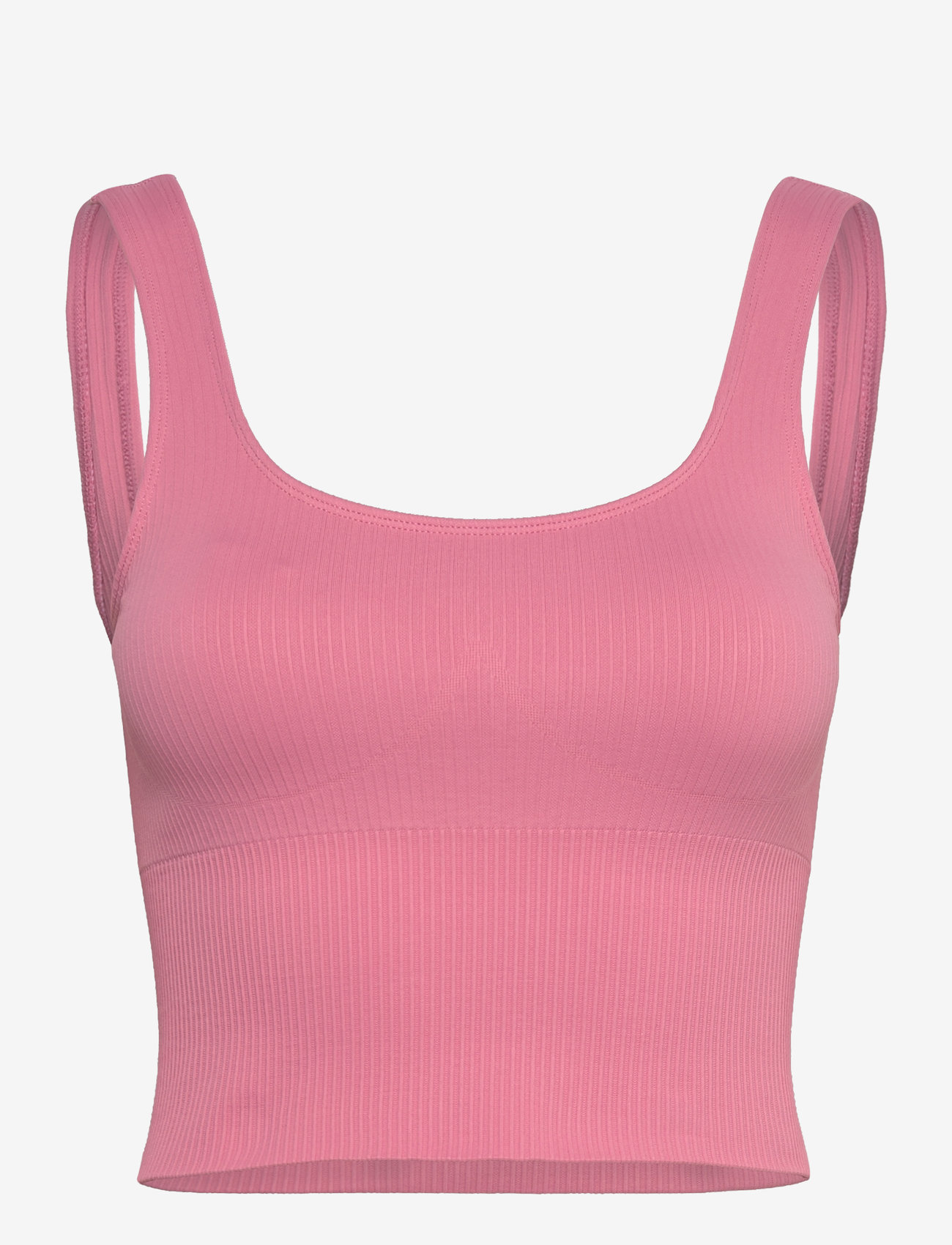aim´n - Ribbed Seamless Shaping Bralette - crop tops - desert rose - 1