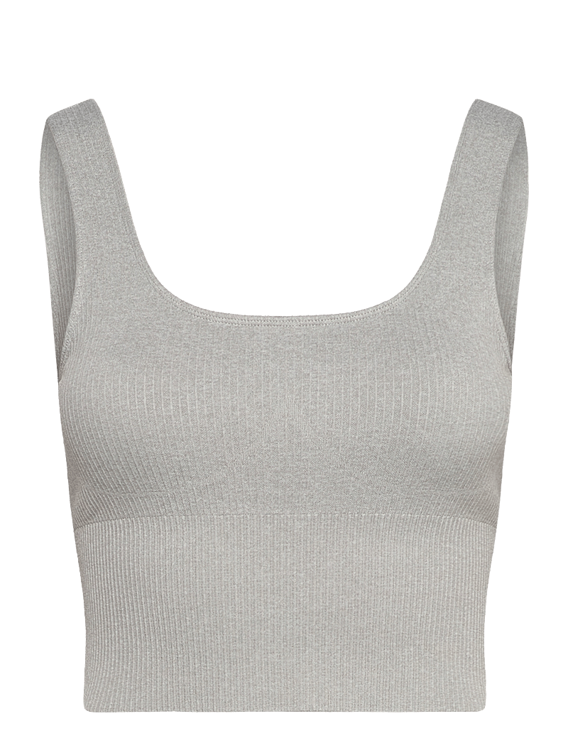 aim´n - Ribbed Seamless Shaping Bralette - sport bh:ar - grey melange - 1