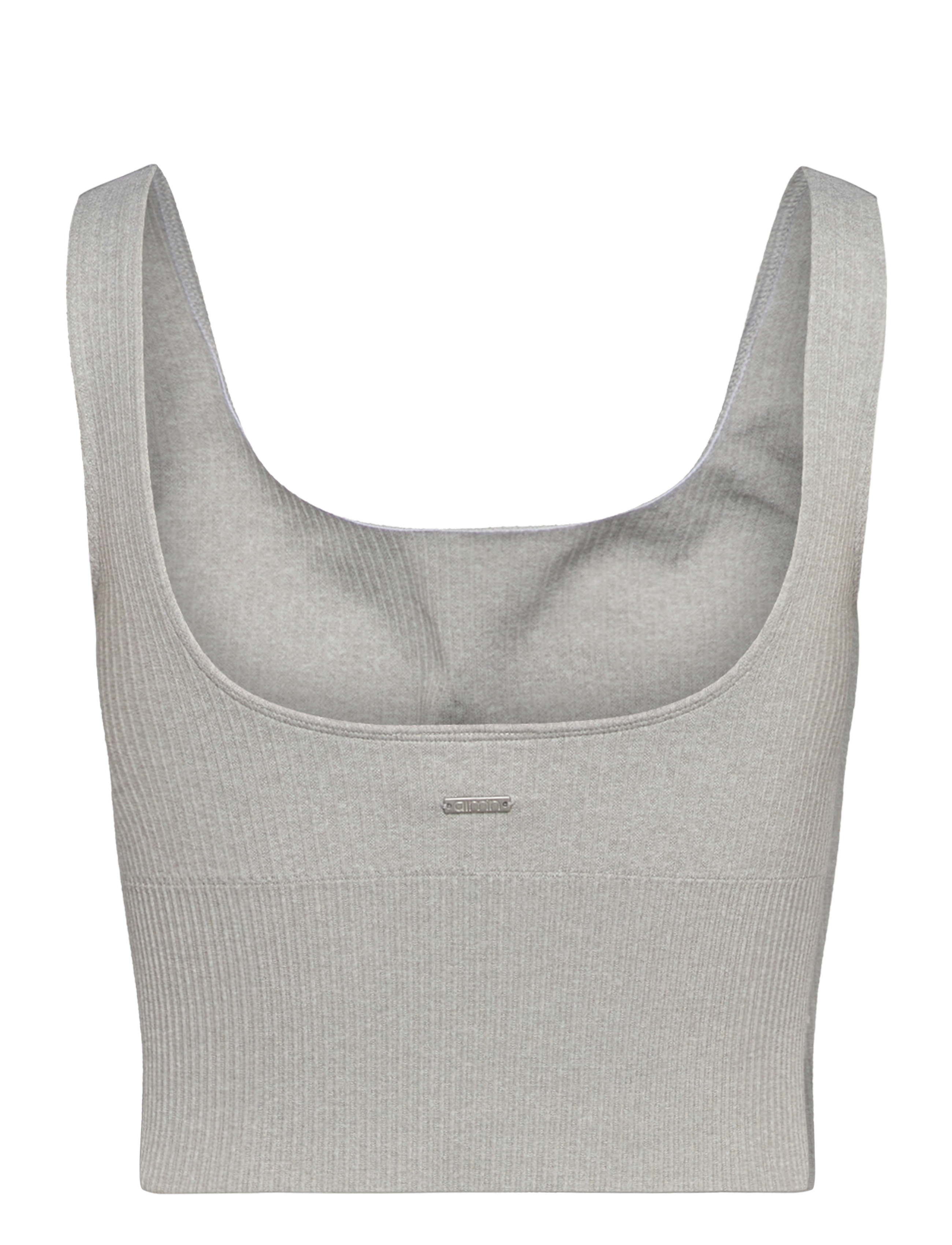 aim´n - Ribbed Seamless Shaping Bralette - sport bh:ar - grey melange - 2