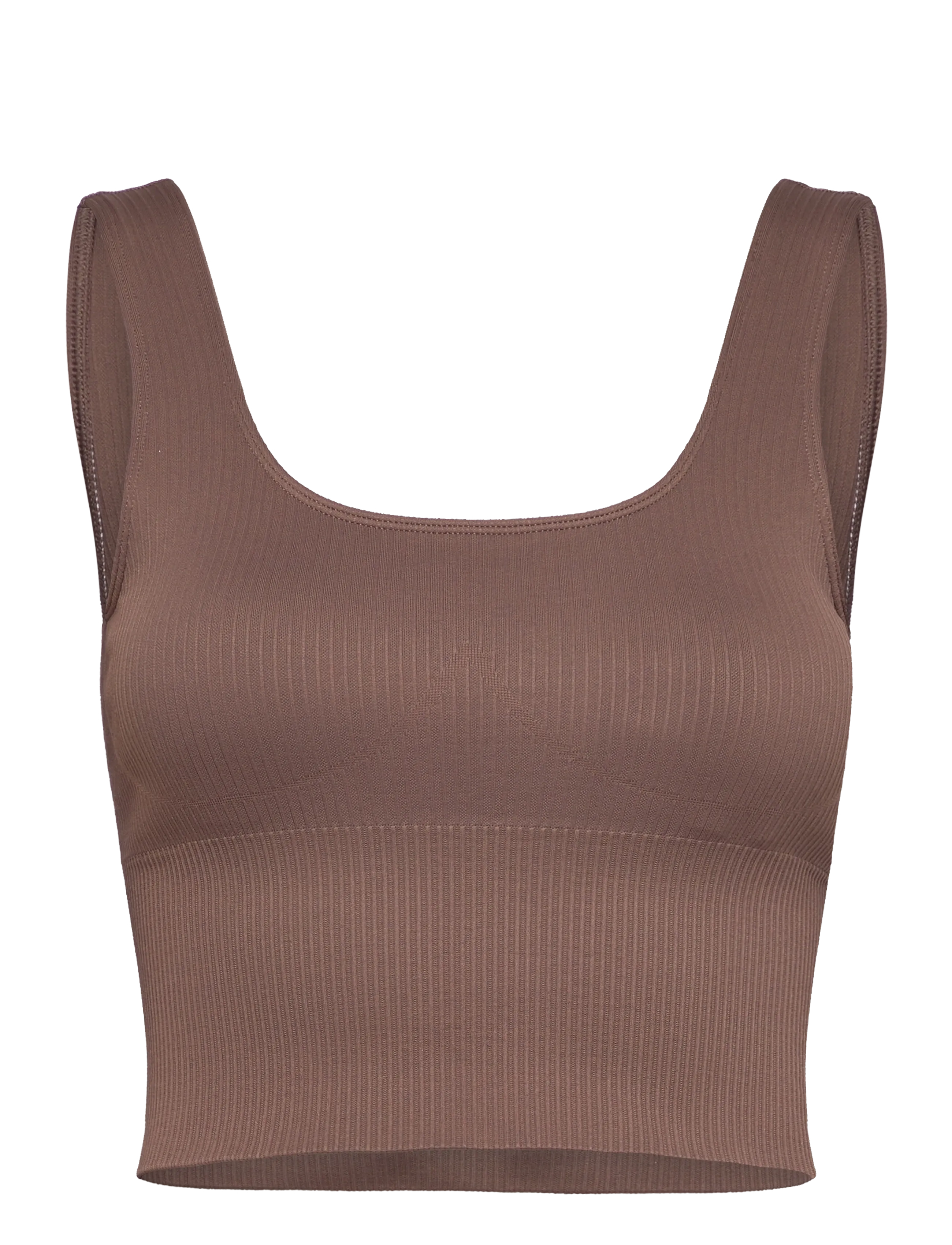 Ribbed Seamless Shaping Bralette - MACCHIATO
