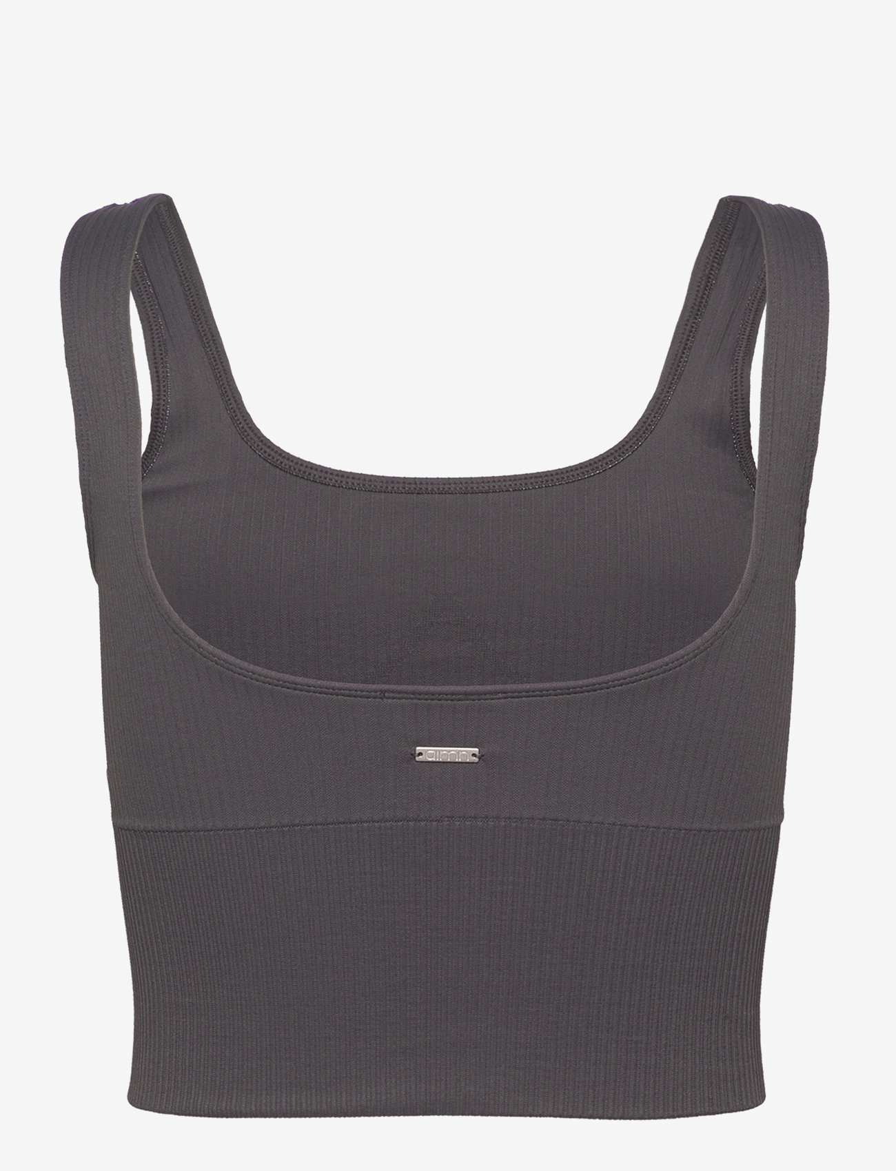 aim´n - Ribbed Seamless Shaping Bralette - crop tops - shadow grey - 2