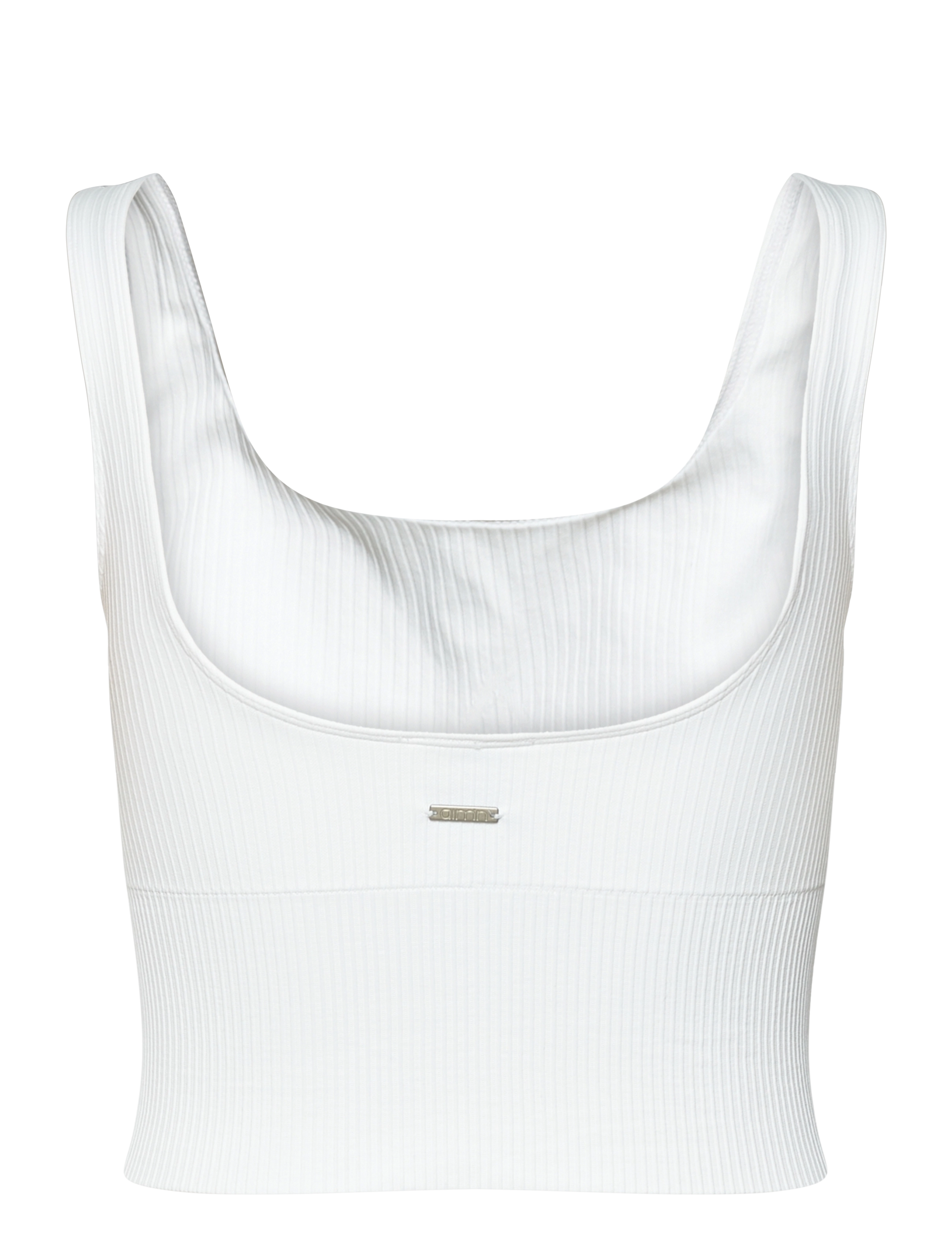 aim´n - Ribbed Seamless Shaping Bralette - sport bh:ar - white - 2