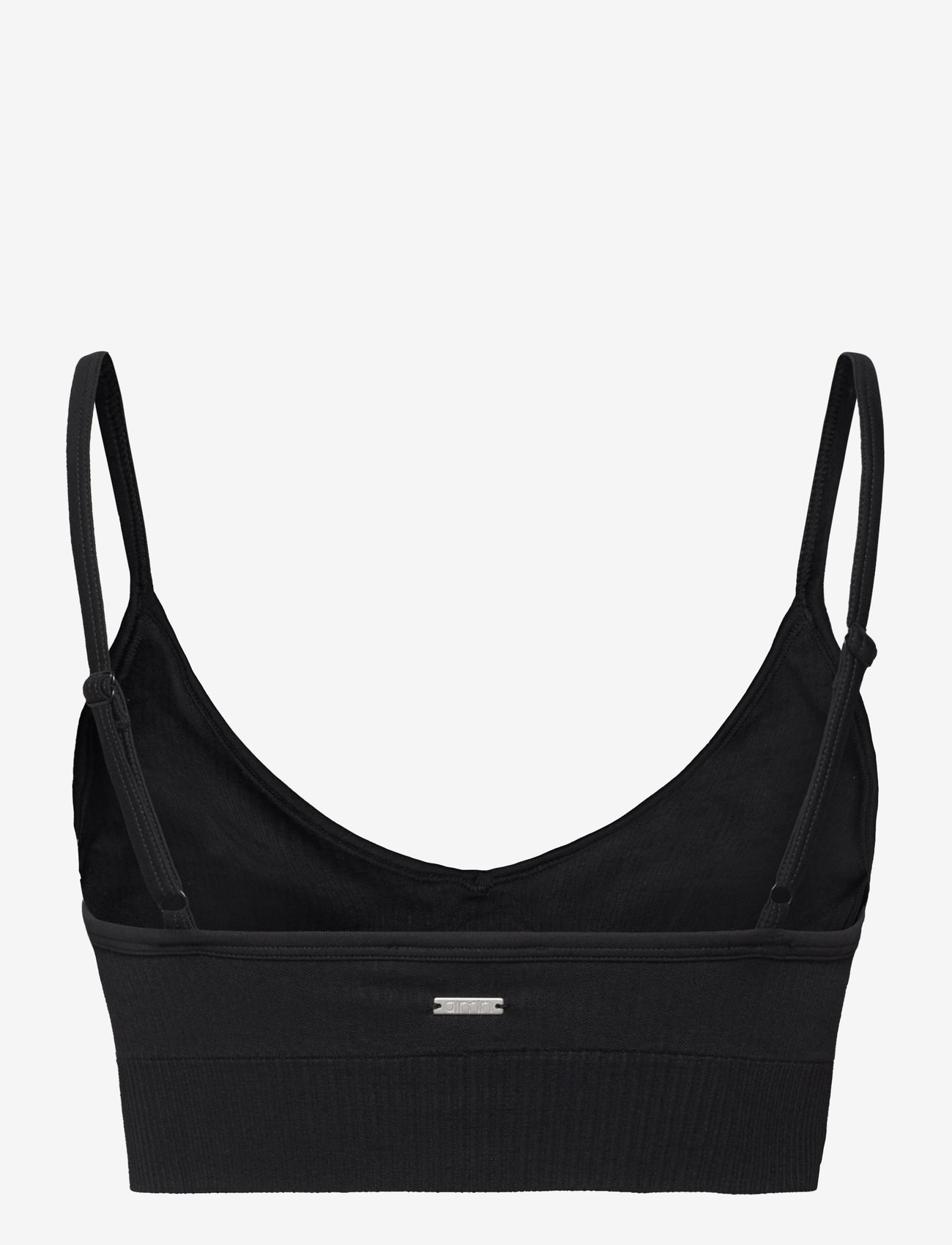 aim´n - Ribbed Seamless Deep Cut Bra - sport-bhs - black - 2