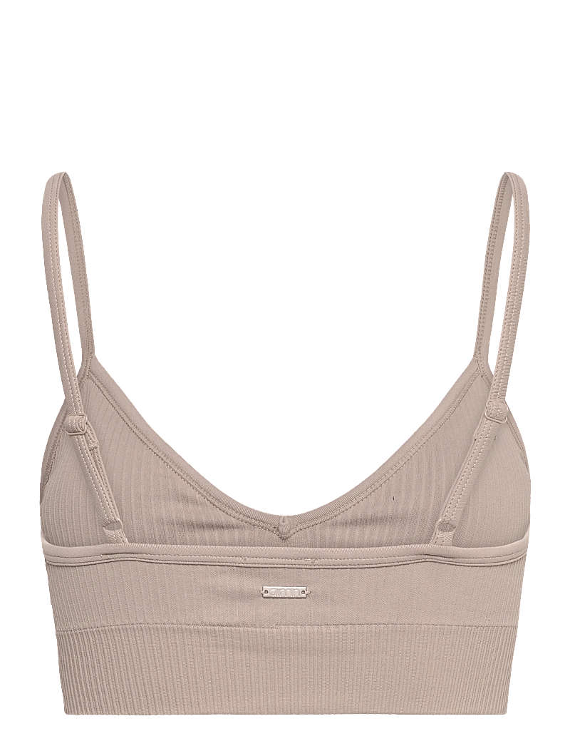 aim´n - Ribbed Seamless Deep Cut Bra - sport-bhs - dark clay - 2