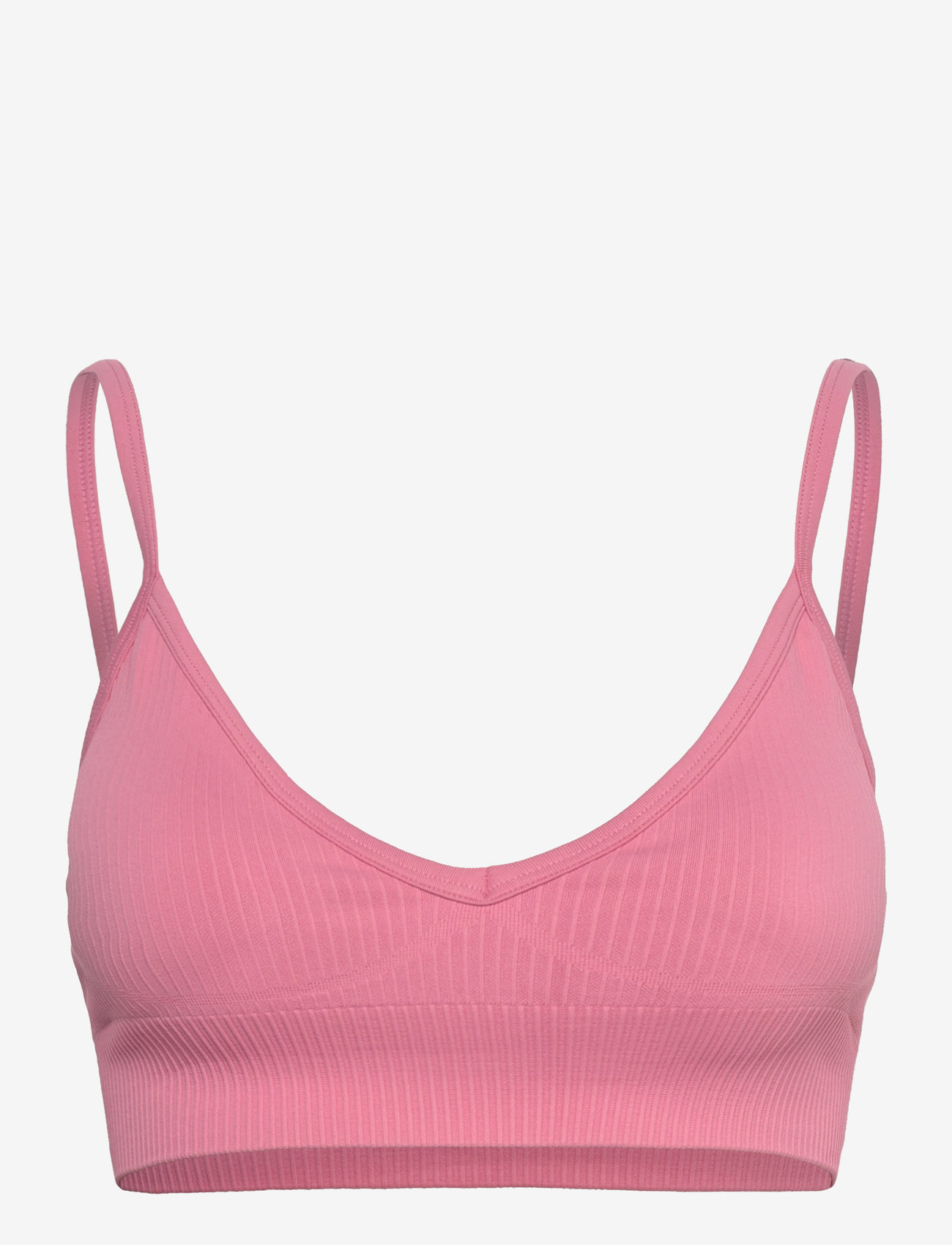 aim´n - Ribbed Seamless Deep Cut Bra - desert rose - 0