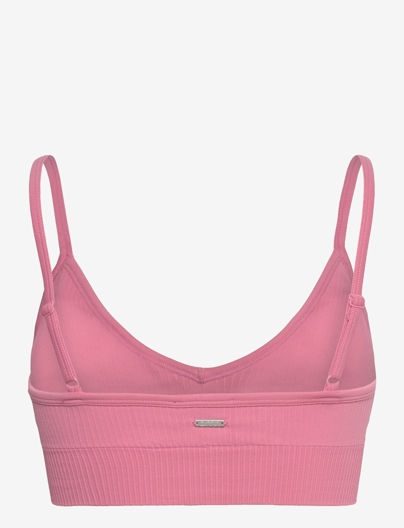 aim´n - Ribbed Seamless Deep Cut Bra - desert rose - 1