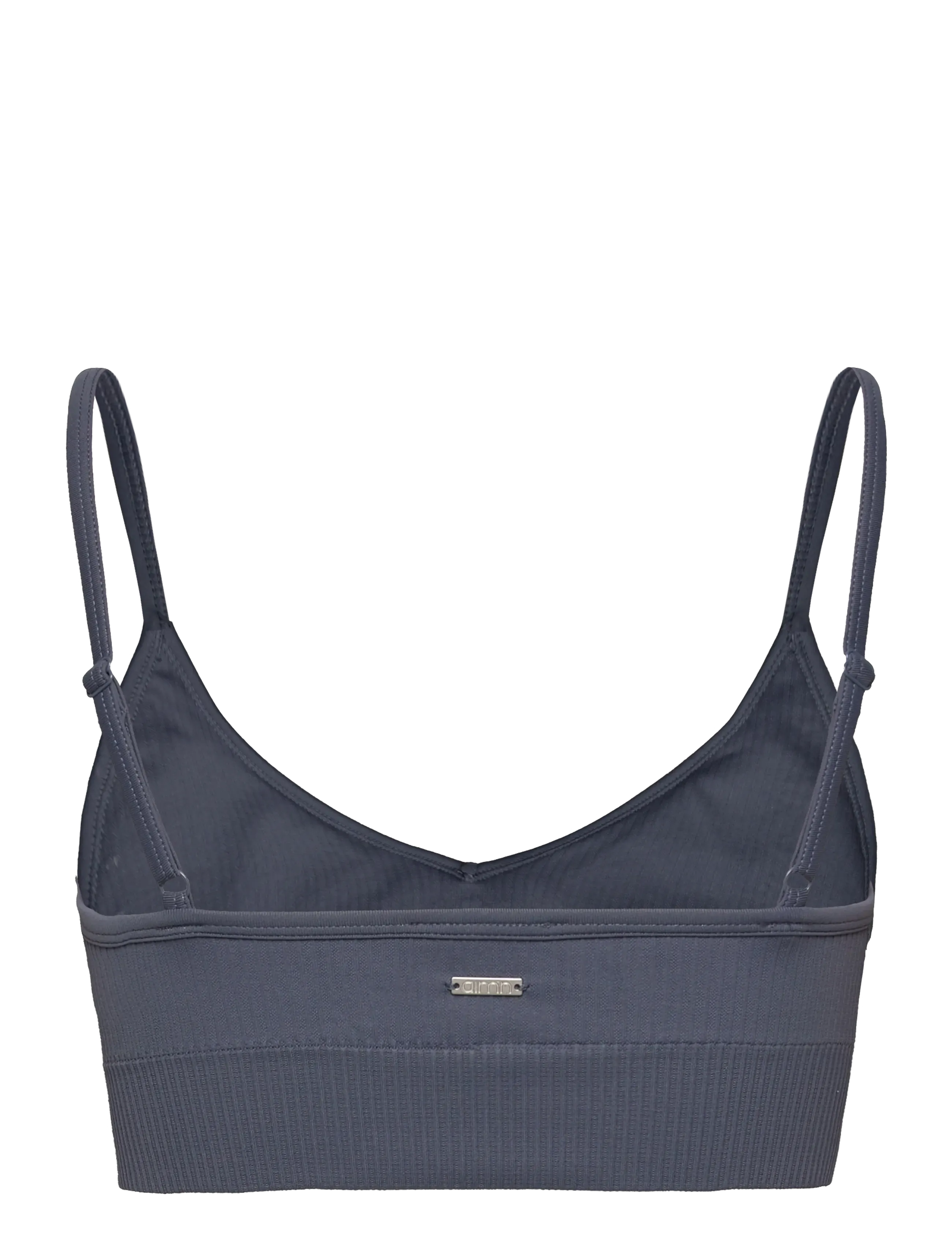 aim´n - Ribbed Seamless Deep Cut Bra - sport-bhs - storm blue - 2