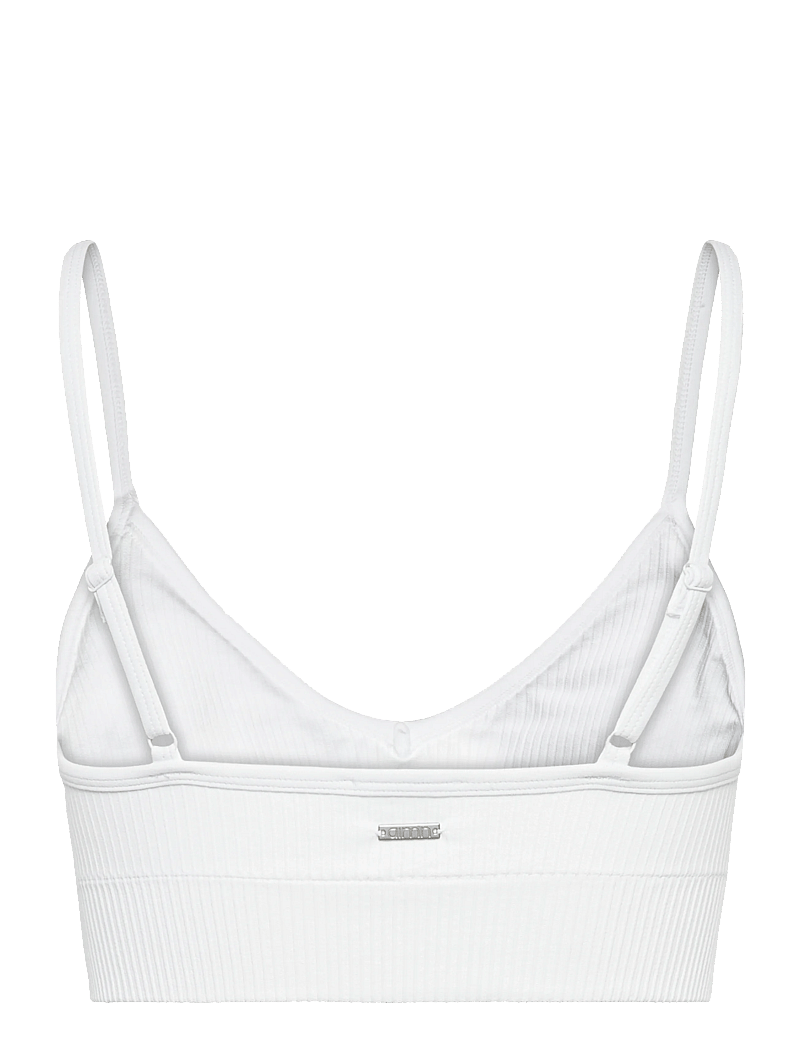 aim´n - Ribbed Seamless Deep Cut Bra - soutiens-gorge de sport - white - 2
