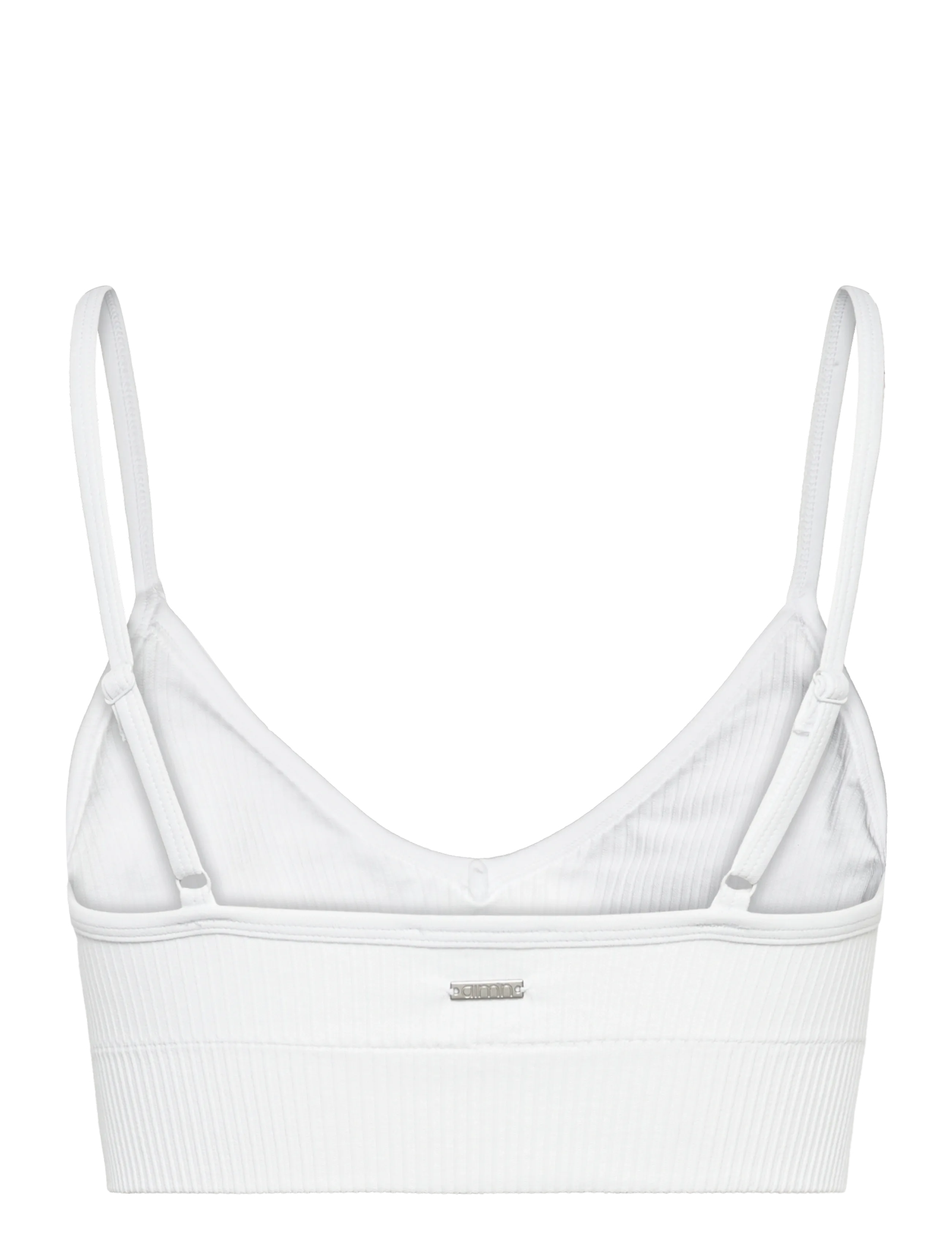aim´n - Ribbed Seamless Deep Cut Bra - sport bh:ar - white - 2