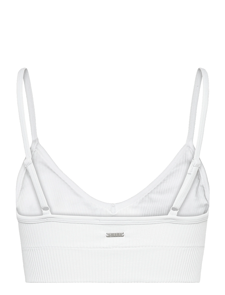 aim´n - Ribbed Seamless Deep Cut Bra - sport-bhs - white - 2