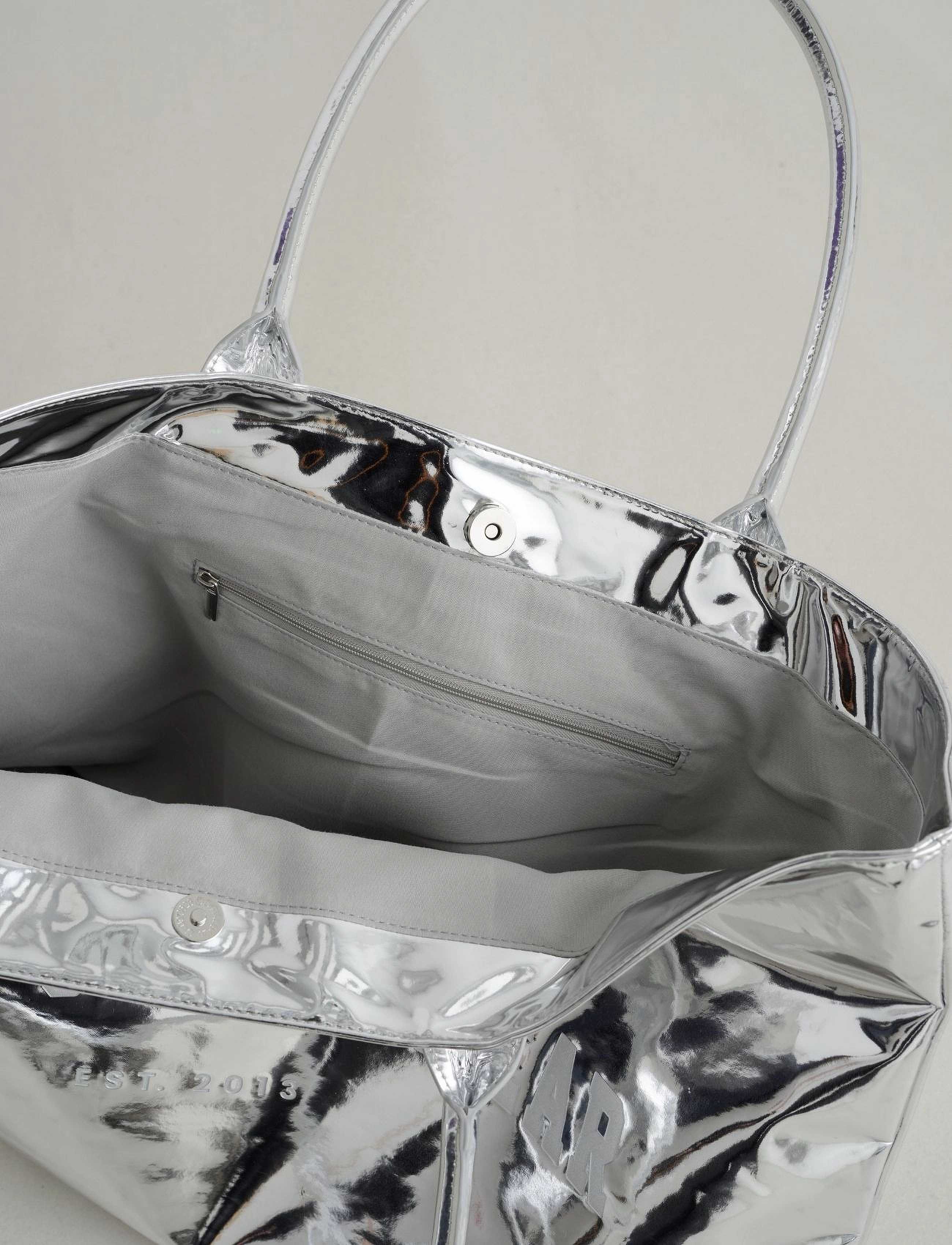 Aimn Chrome Tote Bag shoppingväskor & totes dam – bild 4