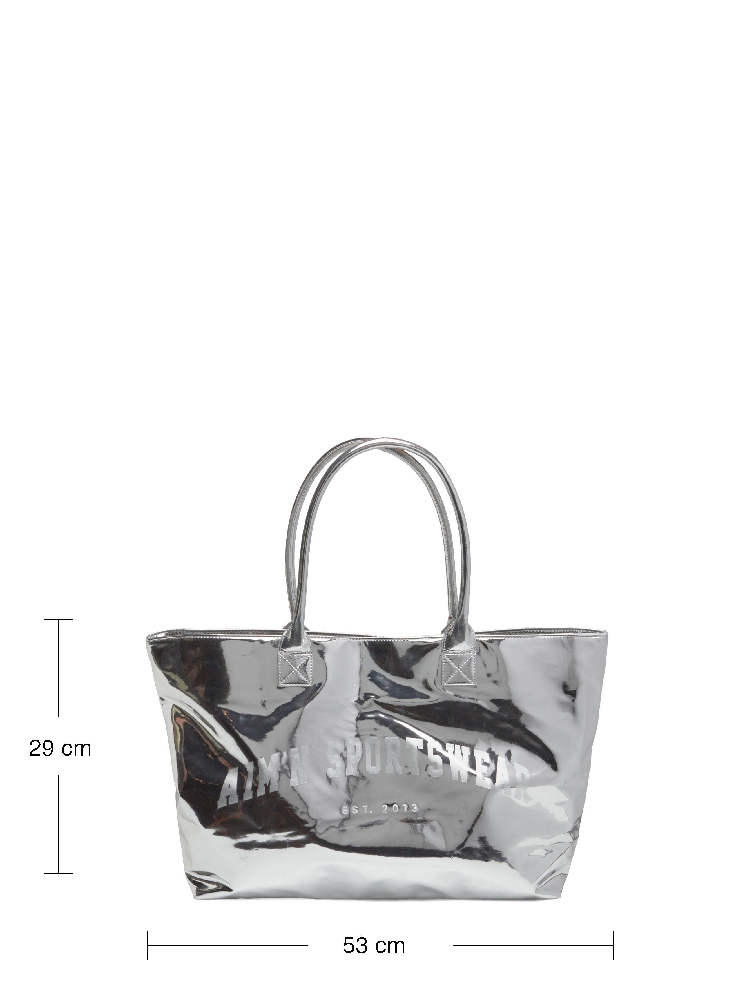 aim´n - Chrome Tote Bag - handtaschen & bauchtaschen - silver - 5