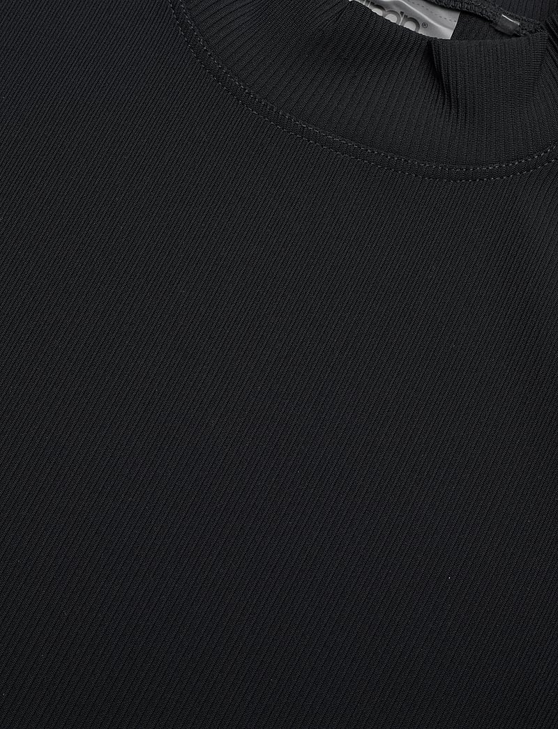 aim´n - Ribbed Performance Cut-Out Top - t-shirts - black - 5