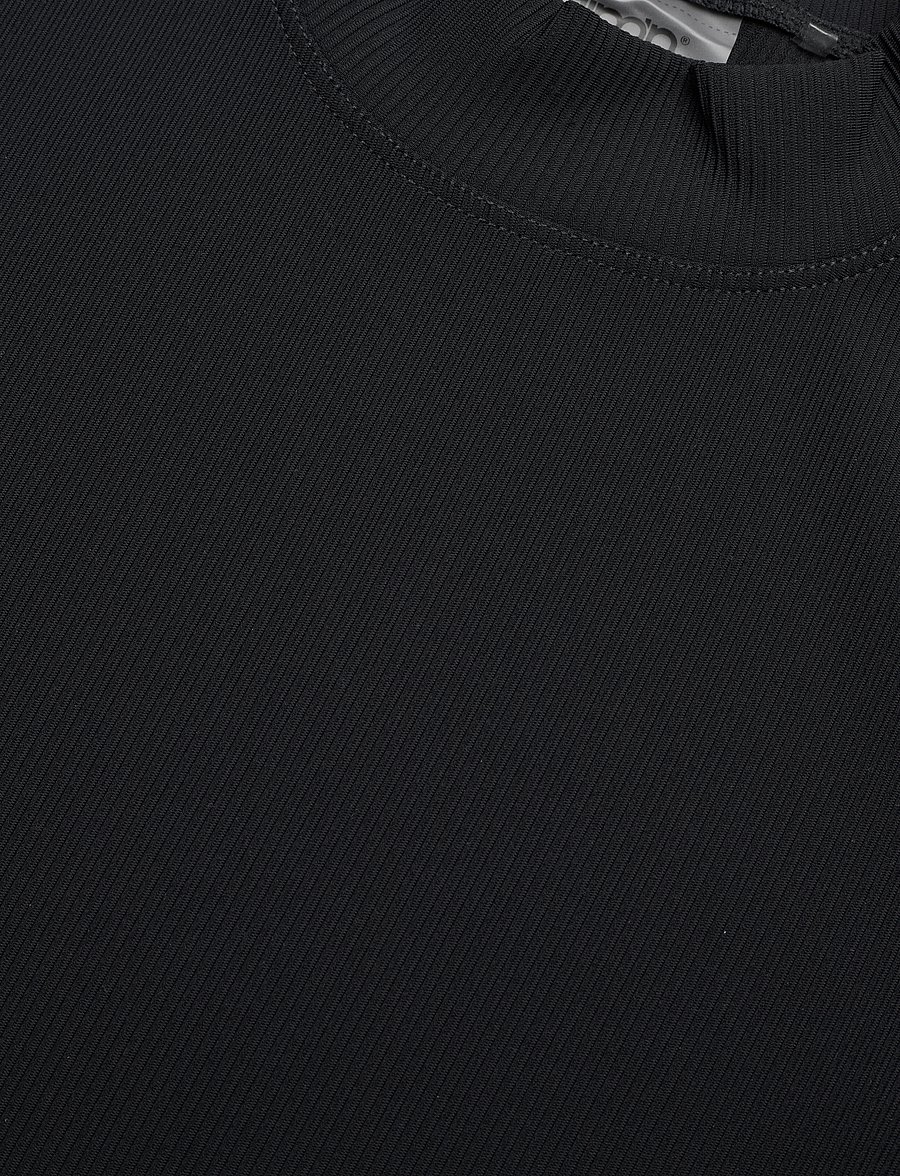 aim´n - Ribbed Performance Cut-Out Top - t-shirts - black - 5