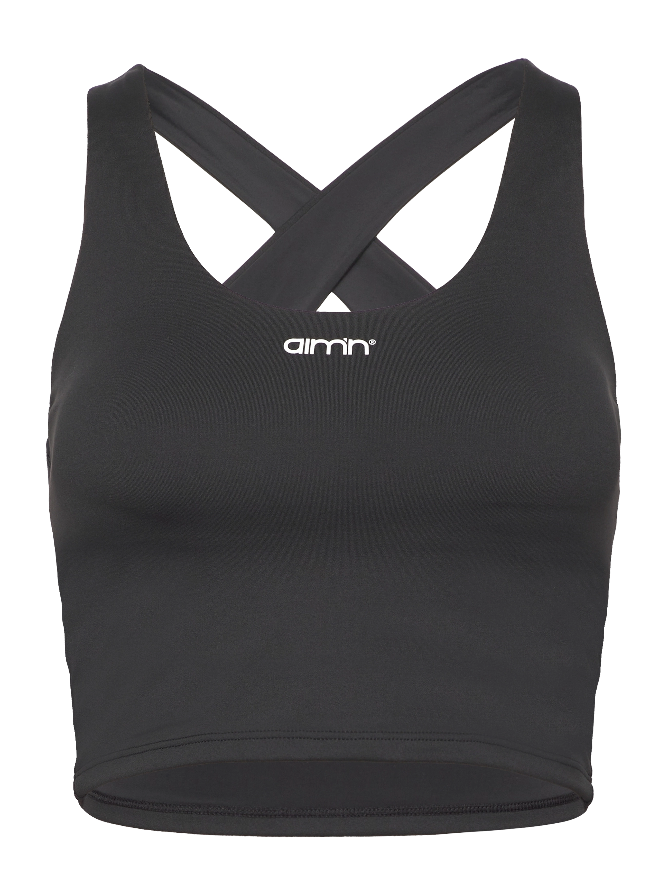 aim ́n Core Essential Bralette, Kvinder, Krydsryg Bralette, Sort, Str: XS