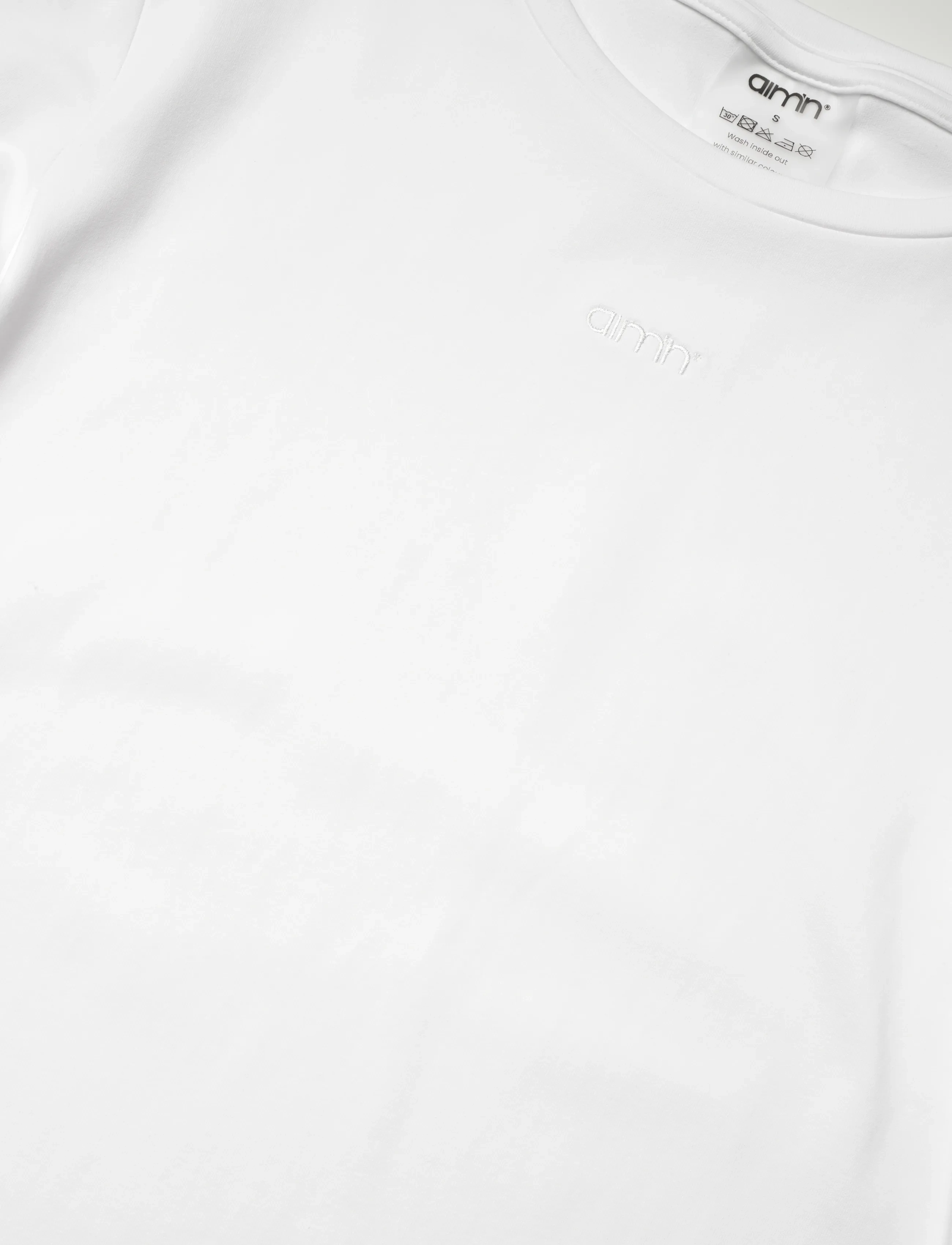 aim´n - Essence Long Sleeve - langærmede t-shirts - white - 2