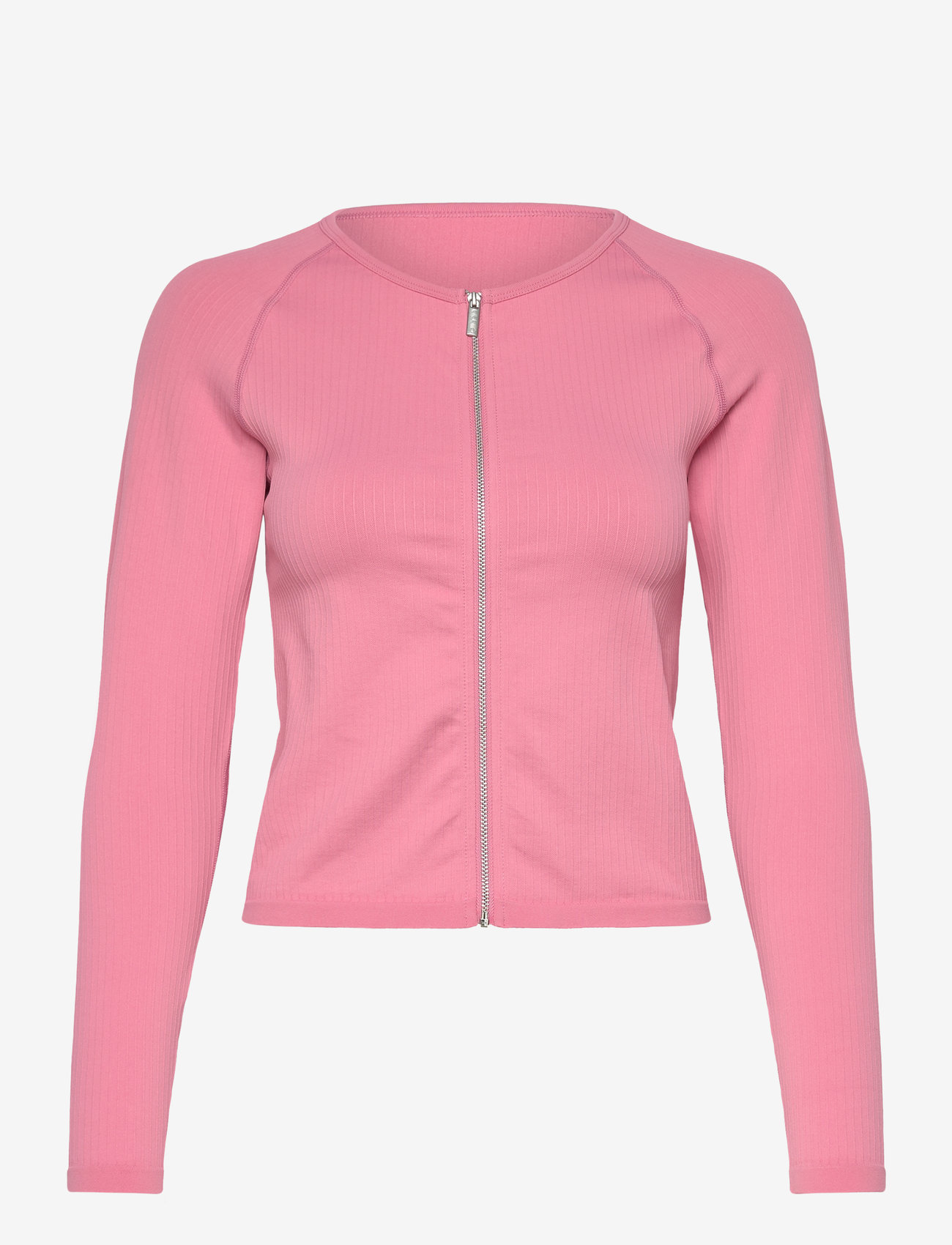 aim´n - Ribbed Seamless Zip Jacket - julegaver under 500kr - desert rose - 0