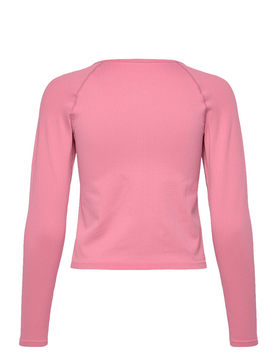 aim´n - Ribbed Seamless Zip Jacket - oberteile - desert rose - 2