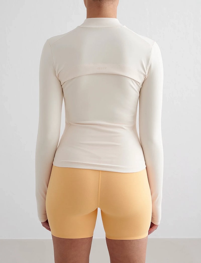 aim´n - Sense Zip Jacket - träningsjackor - almond white - 3