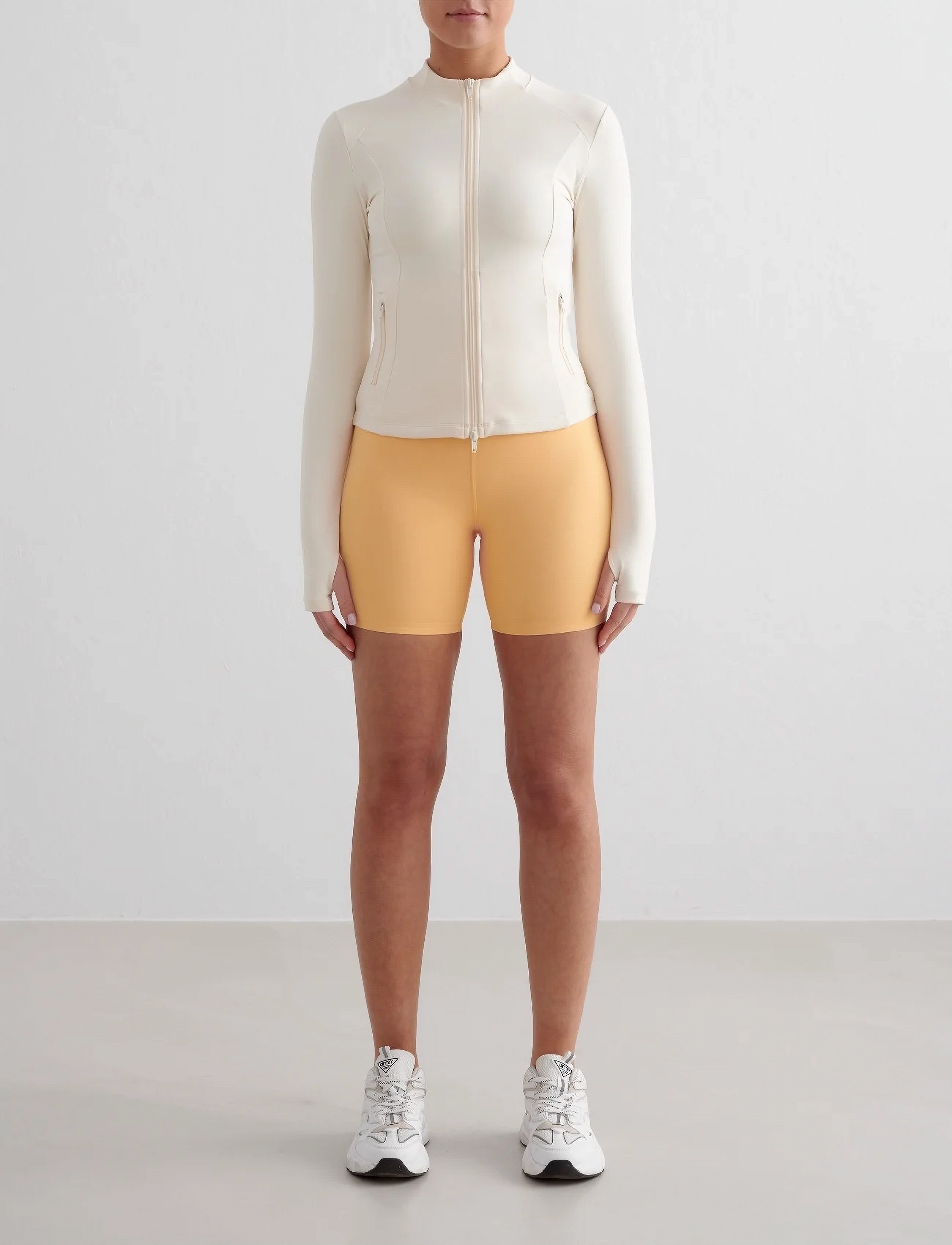 aim´n - Sense Zip Jacket - sportjacken - almond white - 4