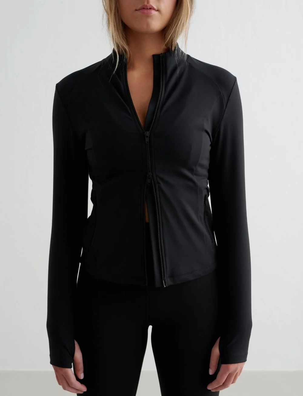 aim´n - Sense Zip Jacket - sportjacken - black - 0