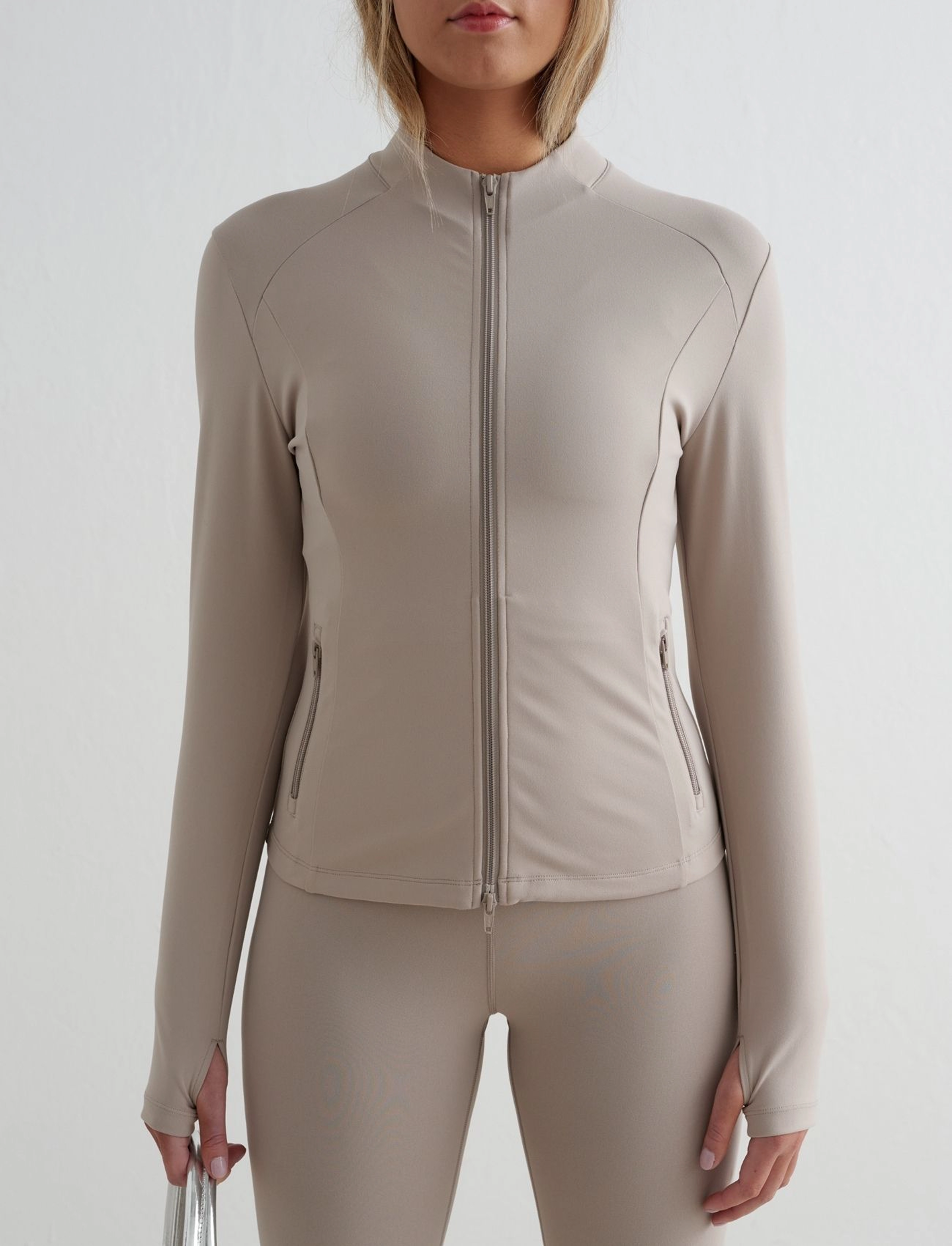 aim´n - Sense Zip Jacket - sportsjakker - dark clay - 0