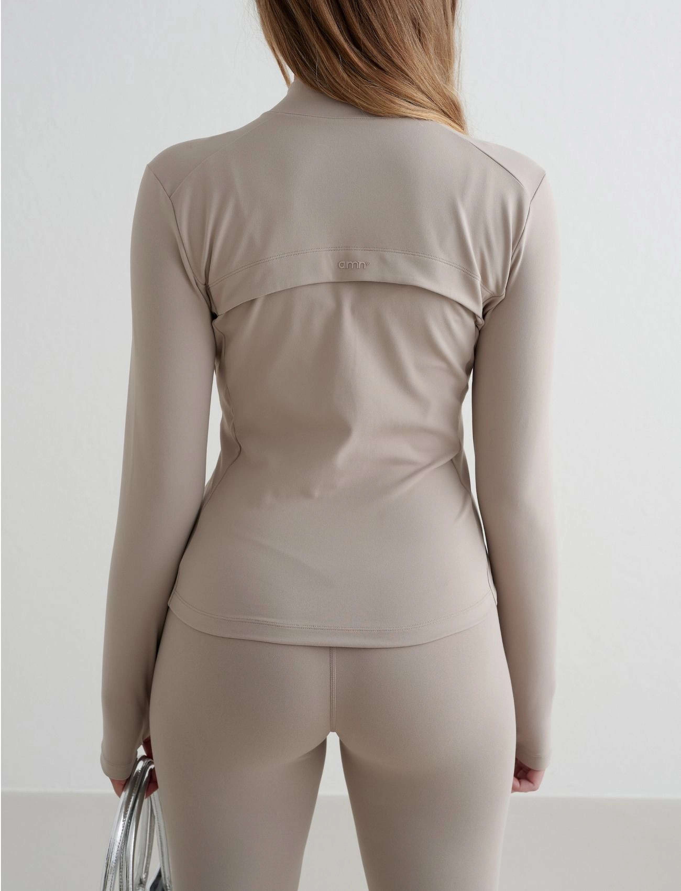 aim´n - Sense Zip Jacket - sportsjakker - dark clay - 3