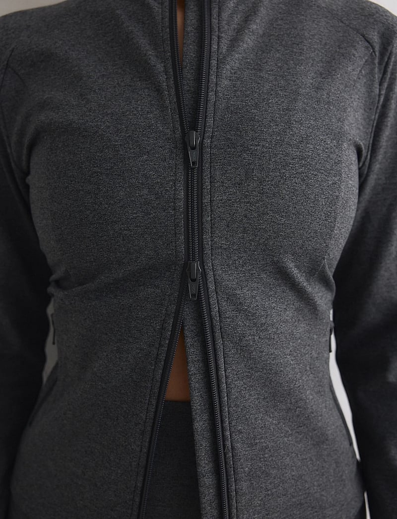 aim´n - Sense Zip Jacket - spordijakid - dark grey melange - 4