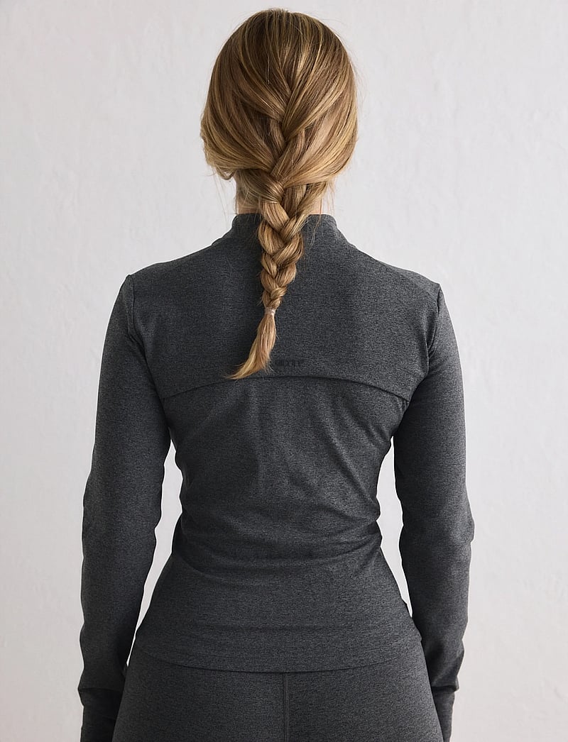 aim´n - Sense Zip Jacket - spordijakid - dark grey melange - 5