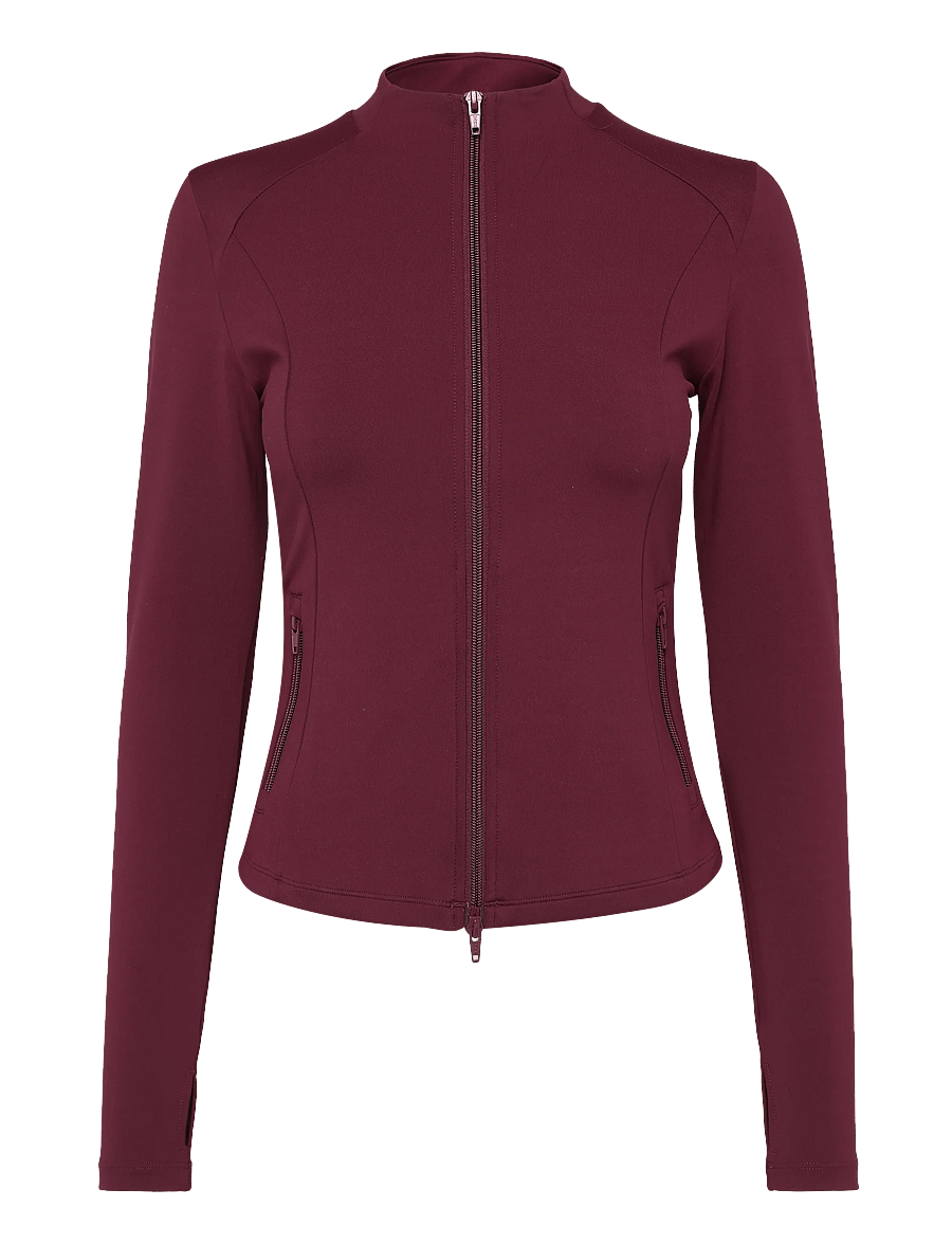 aim´n - Sense Zip Jacket - Överdelar - merlot - 1