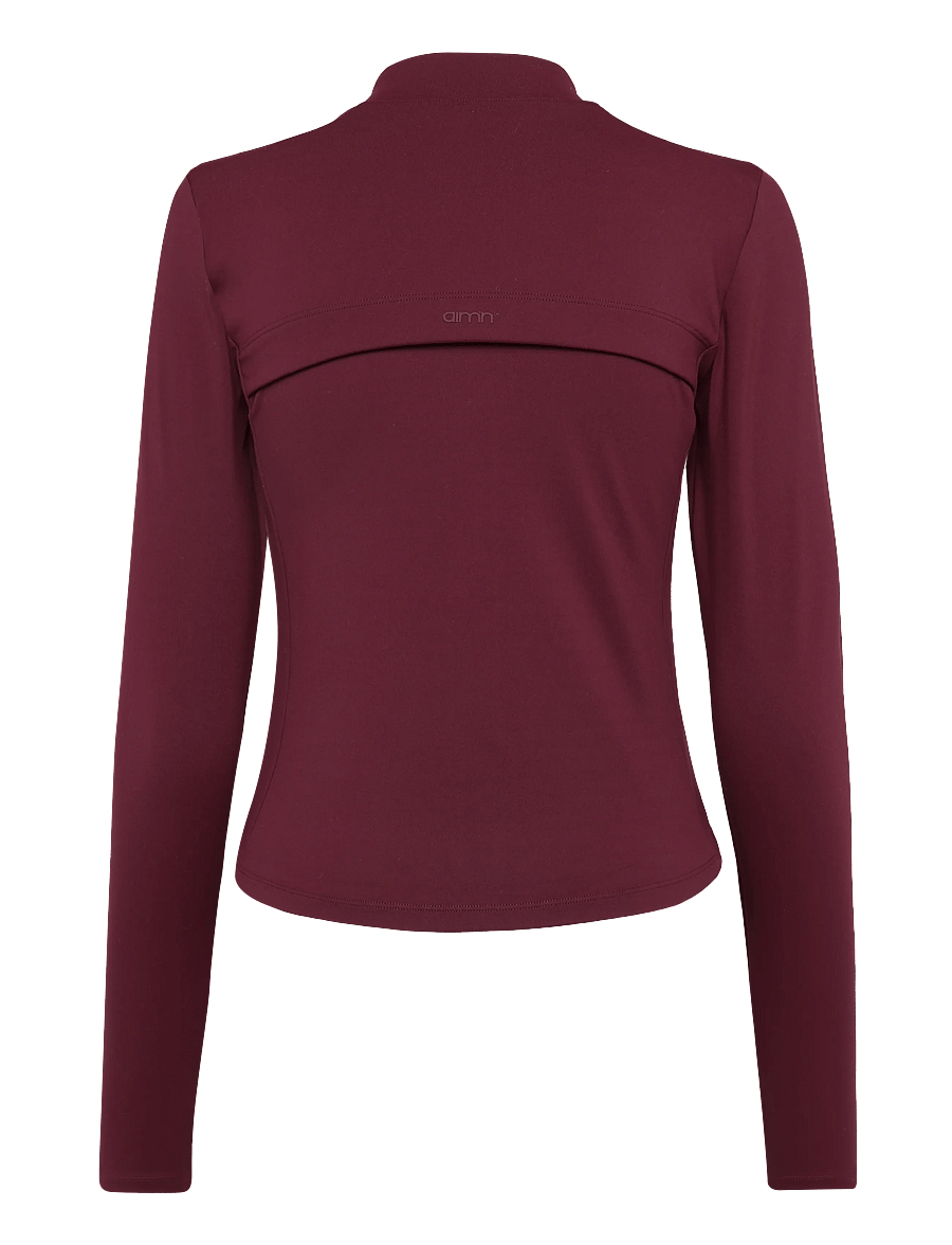 aim´n - Sense Zip Jacket - Överdelar - merlot - 2