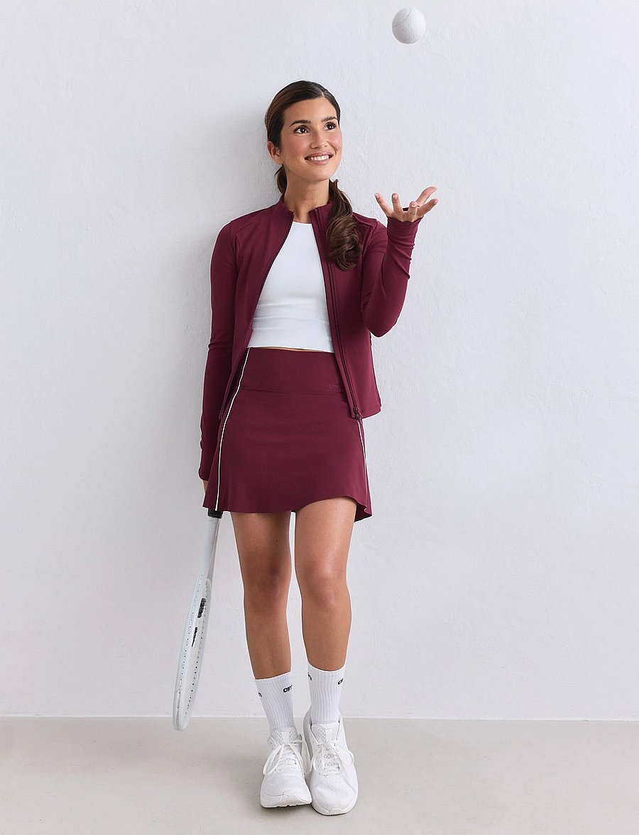 aim´n - Sense Zip Jacket - Överdelar - merlot - 3