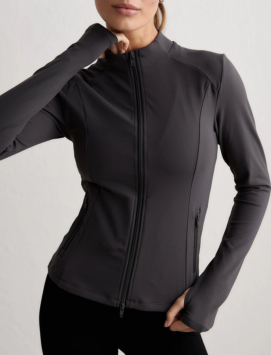 aim´n - Sense Zip Jacket - Överdelar - shadow grey - 3