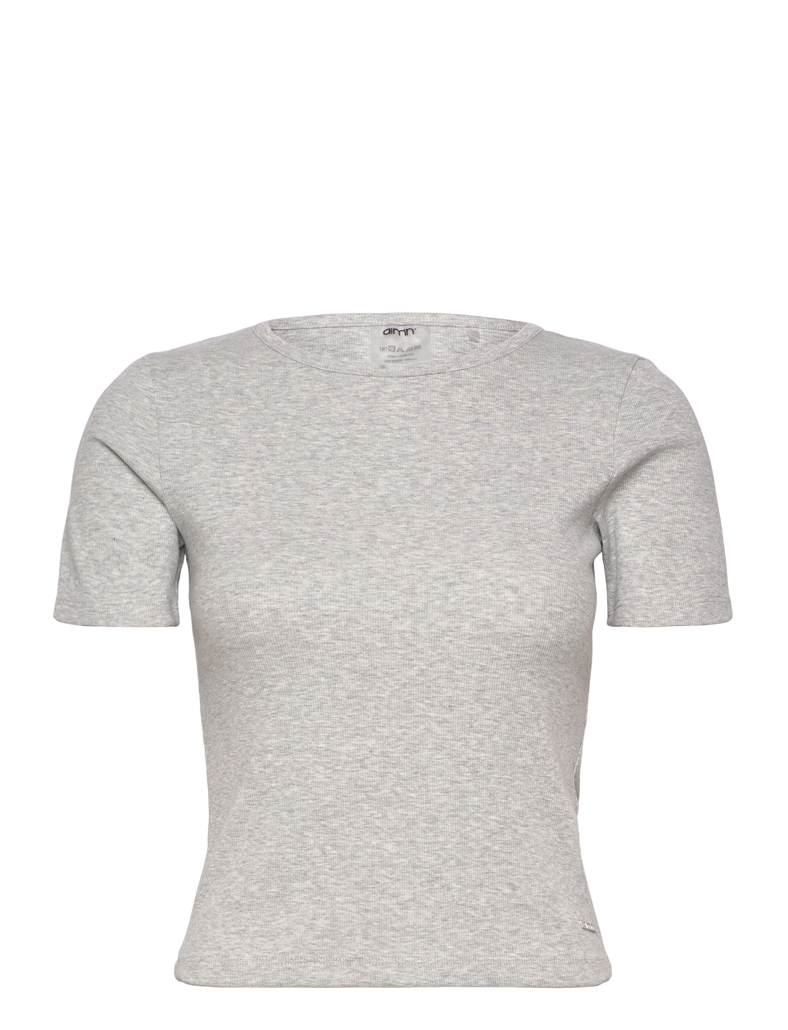 AIM ́N Ease Ribbed Kurz Sleeve Grau - XS - Damen