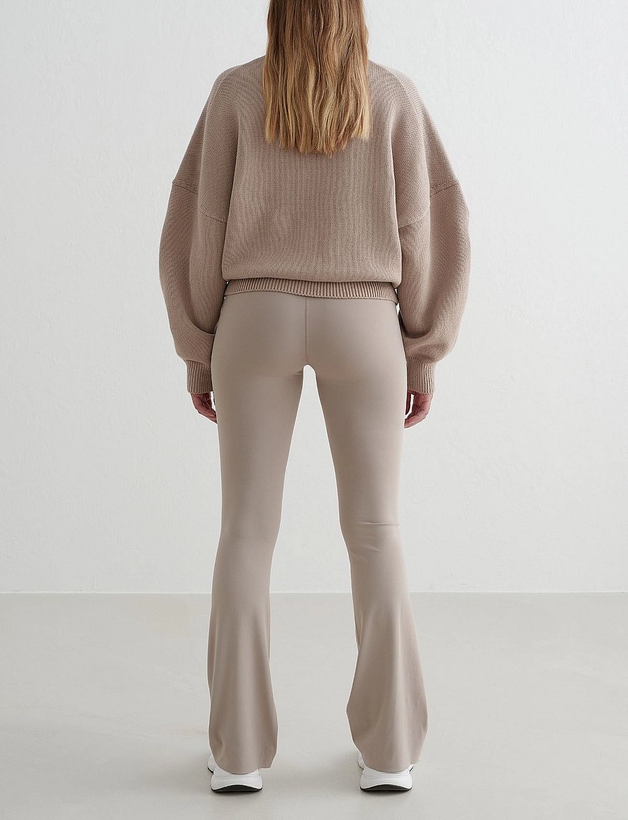 aim´n - College Knitted Half Zip - kudumid - dark clay - 4