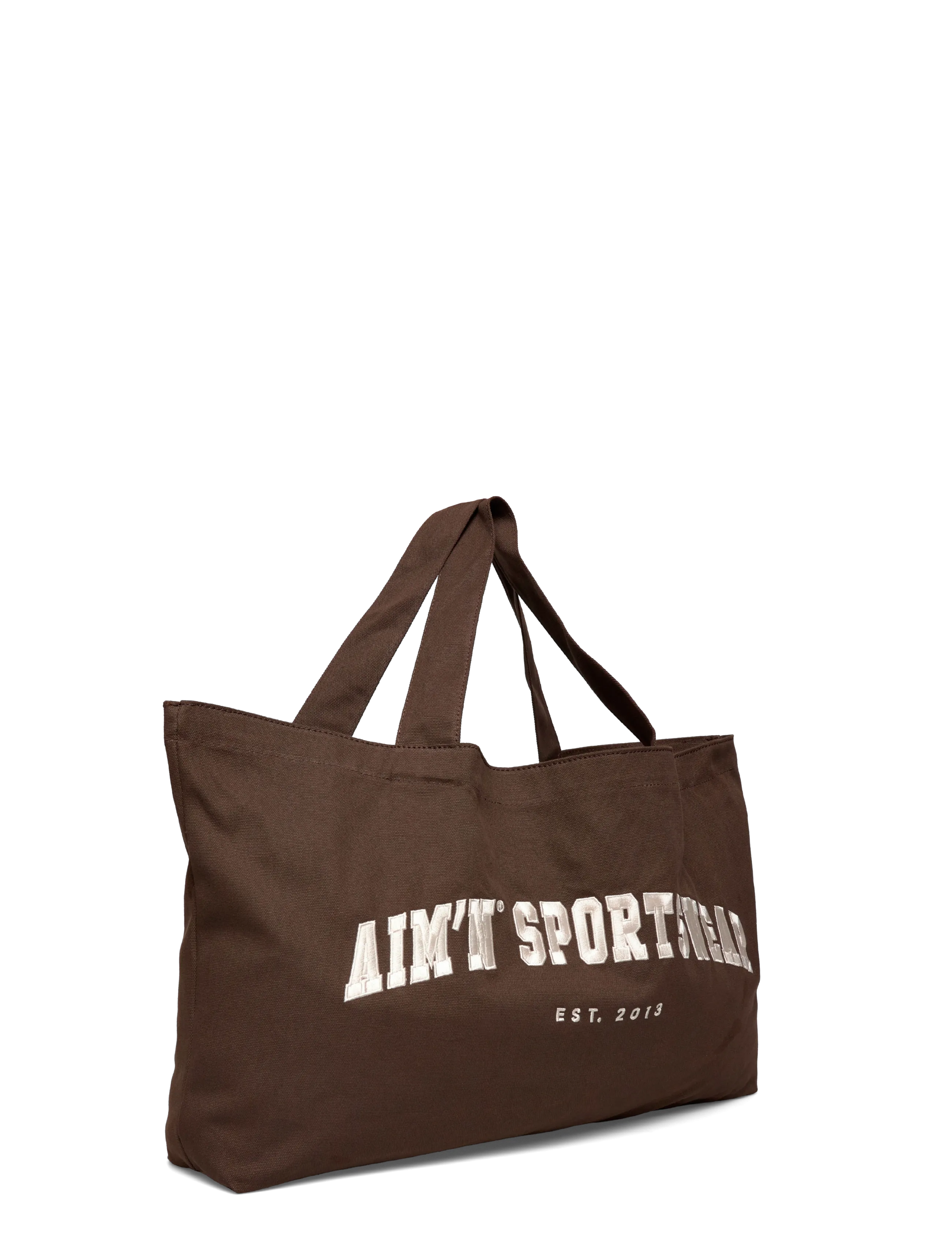 aim´n - Varsity Tote Bag - tragetaschen - chocolate - 2