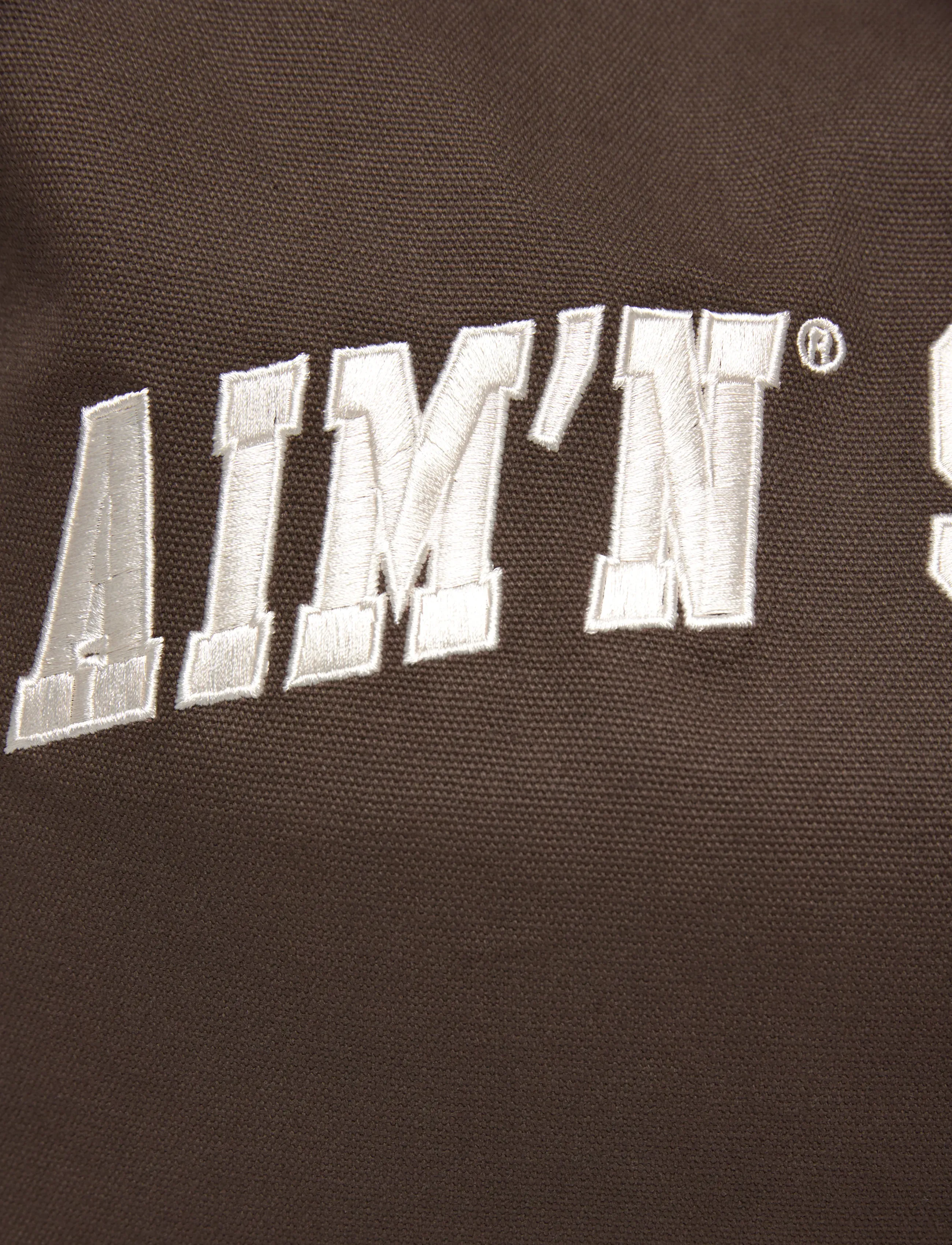 aim´n - Varsity Tote Bag - tragetaschen - chocolate - 5