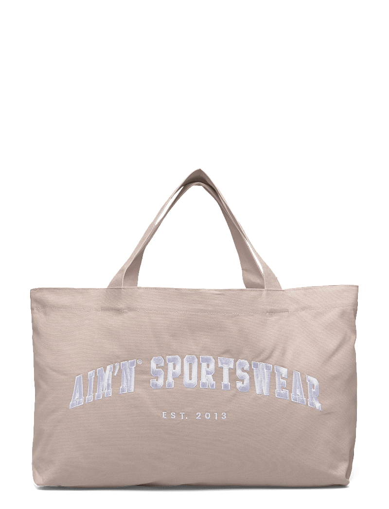 aim´n - Varsity Tote Bag - crossbody- & magväskor - dark clay - 1