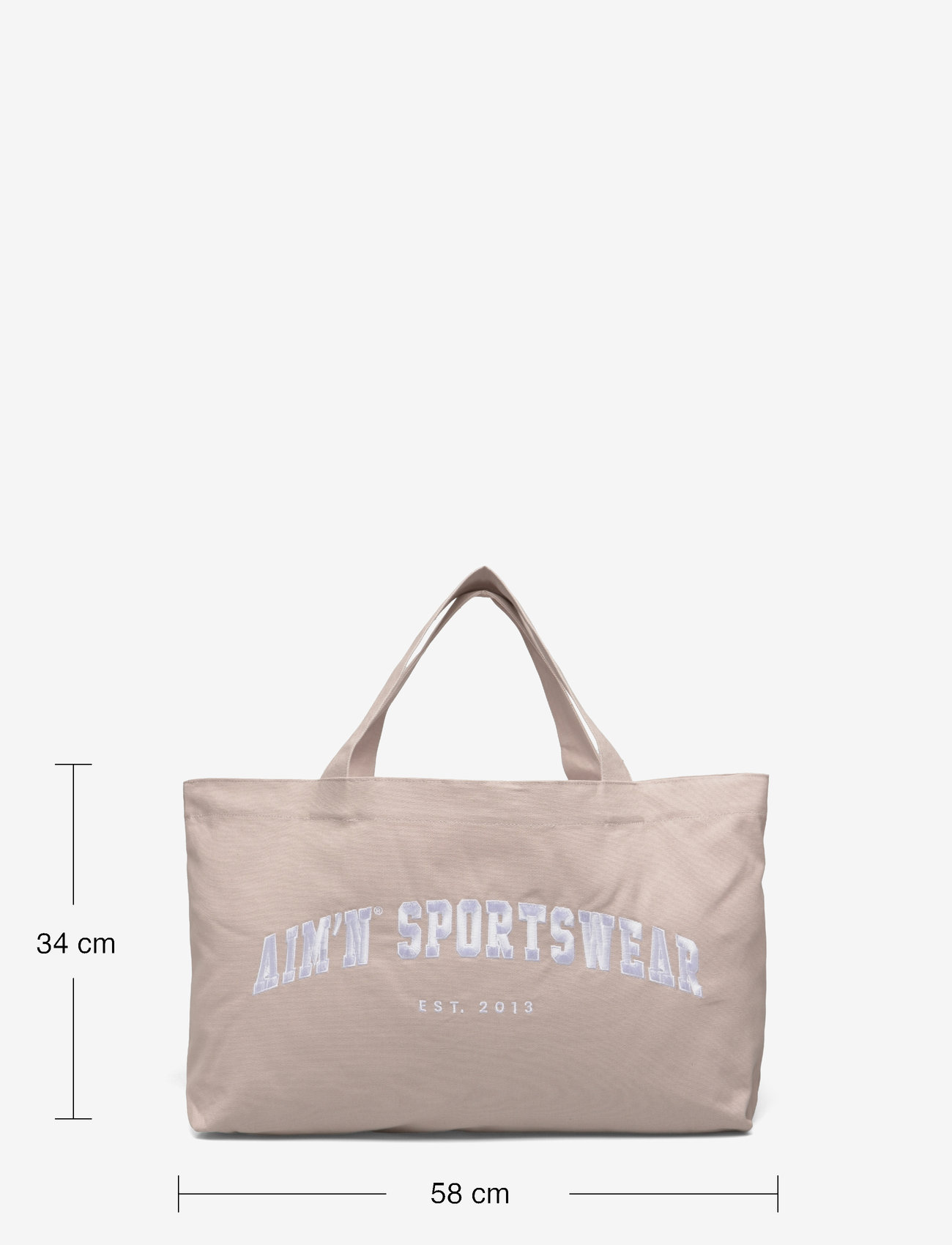 aim´n - Varsity Tote Bag - crossbody- & magväskor - dark clay - 5