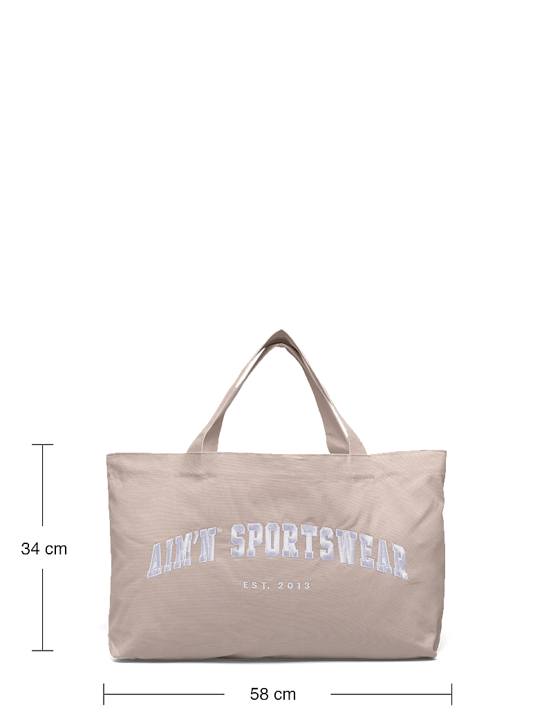 aim´n - Varsity Tote Bag - crossbody- & magväskor - dark clay - 5