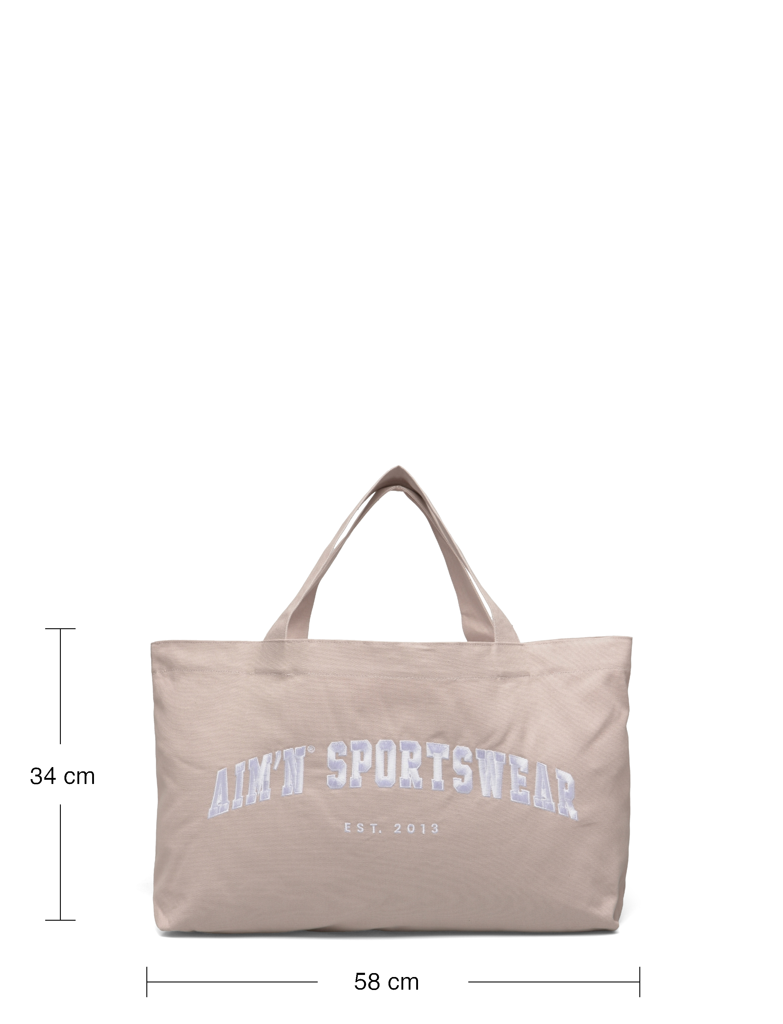 aim´n - Varsity Tote Bag - tragetaschen - dark clay - 5