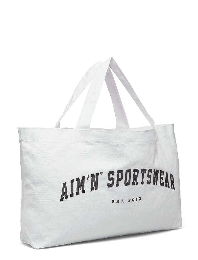 aim´n - Varsity Tote Bag - tragetaschen - off white - 3